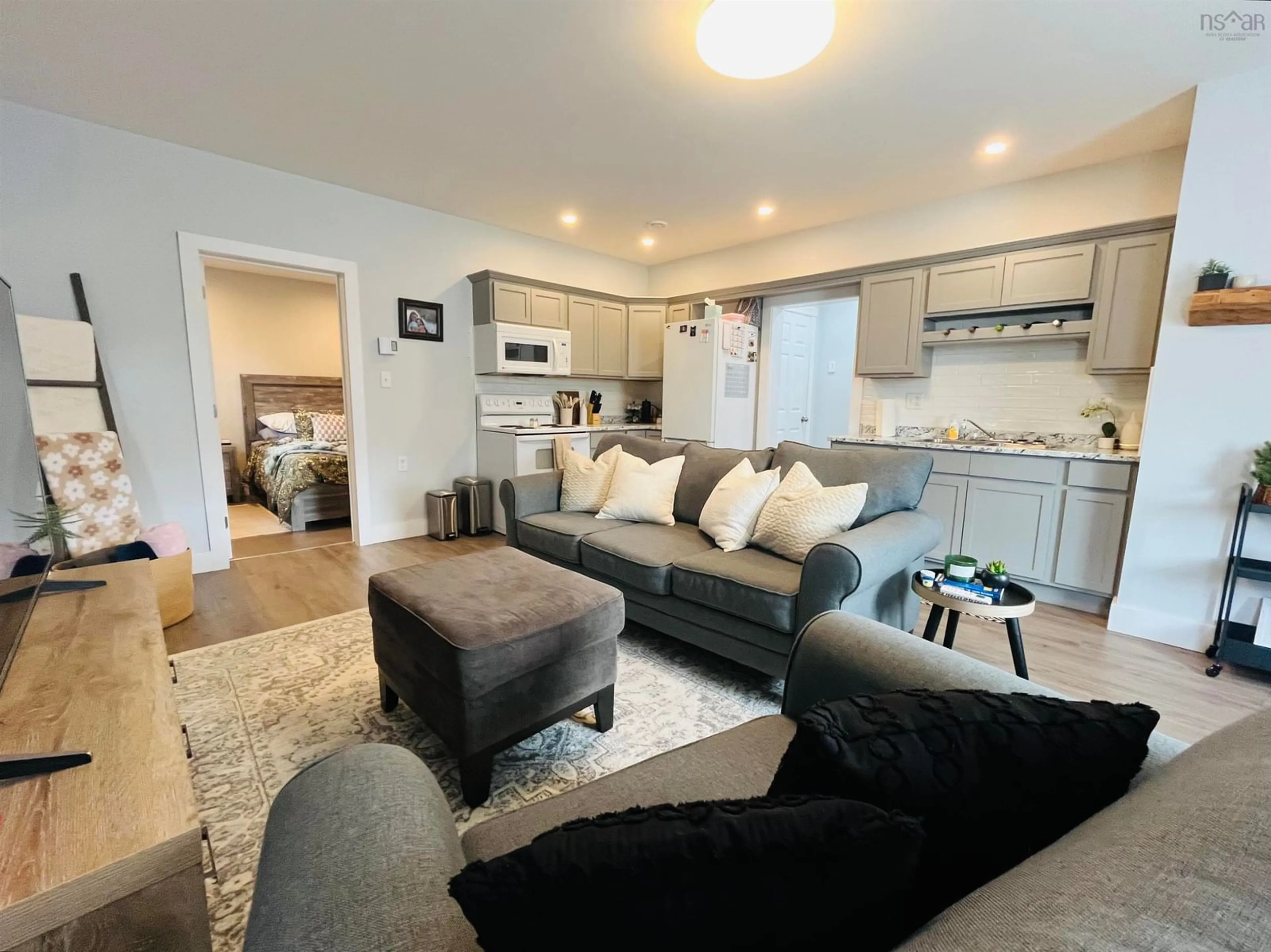 Living room with furniture, unknown for 17 Clinton St, Amherst Nova Scotia B4H 1K2