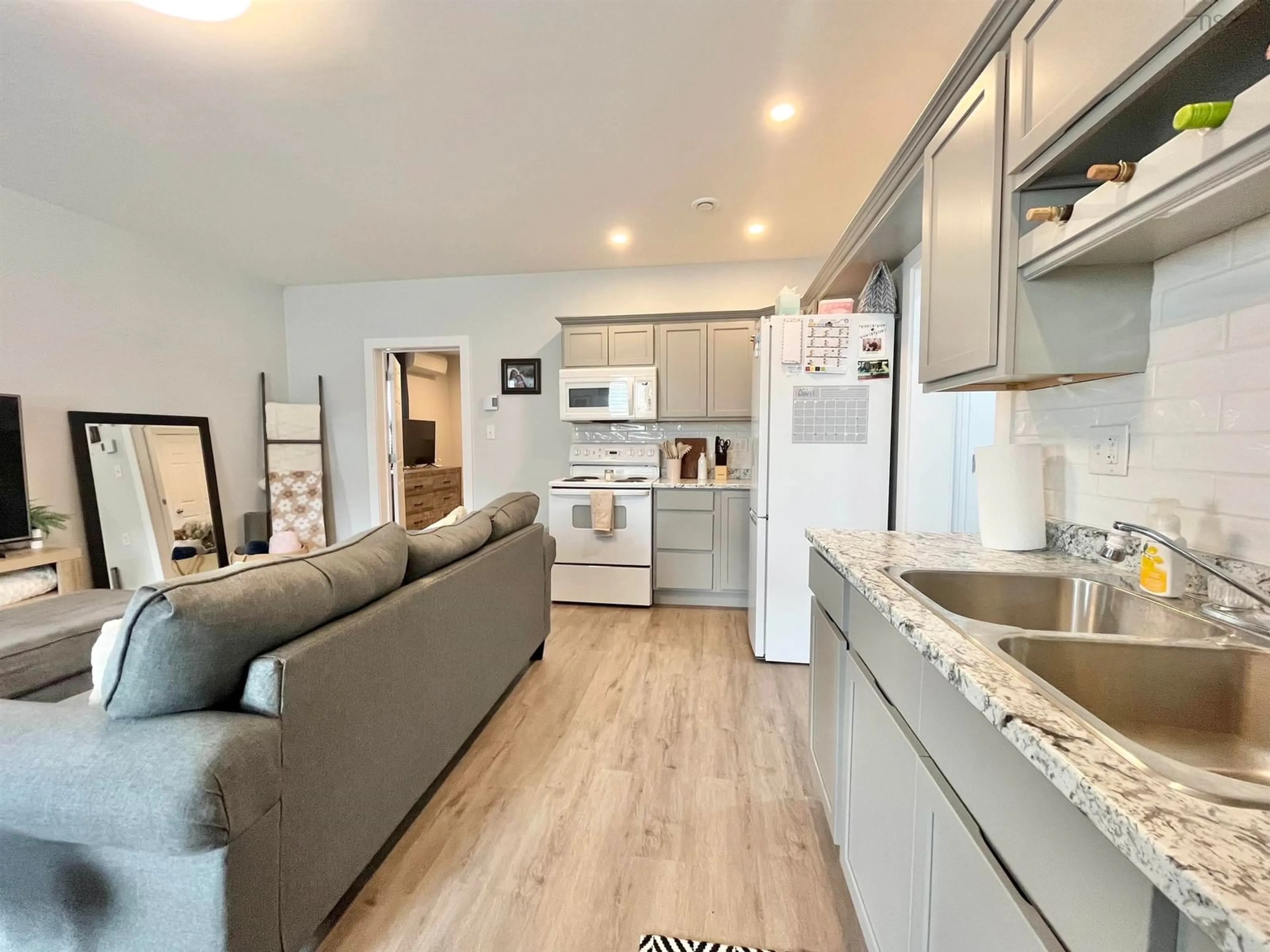 Open concept kitchen, unknown for 17 Clinton St, Amherst Nova Scotia B4H 1K2