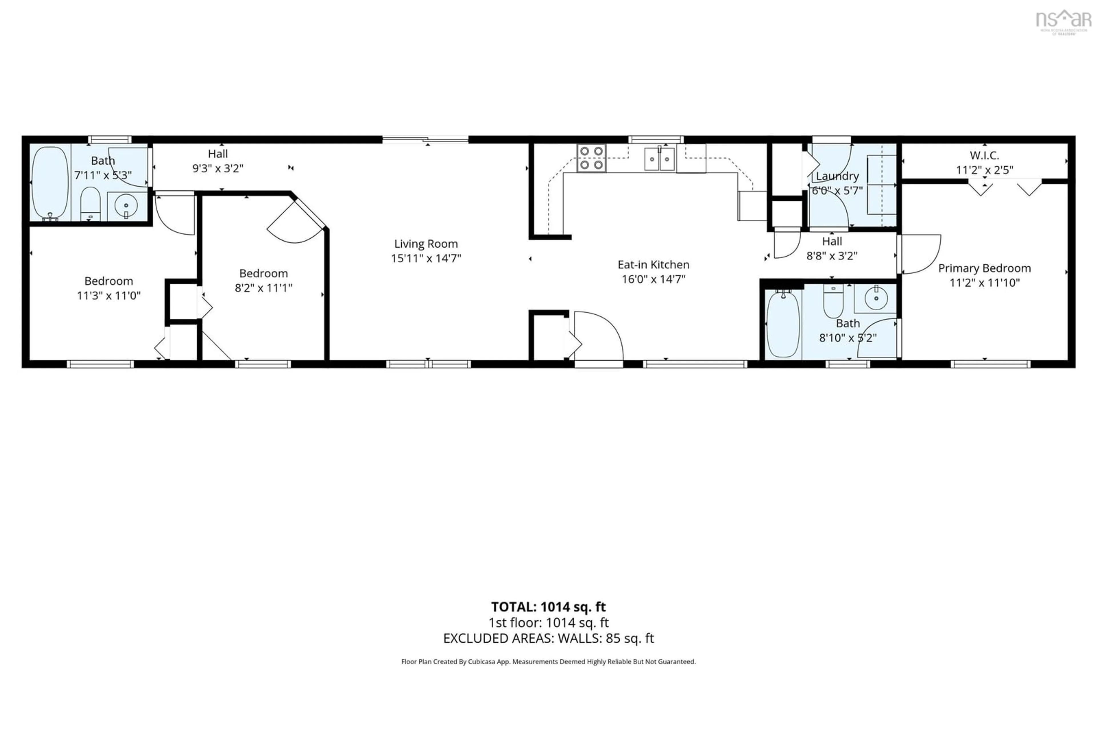 Floor plan for 307 Willow St, Parrsboro Nova Scotia B0M 1S0