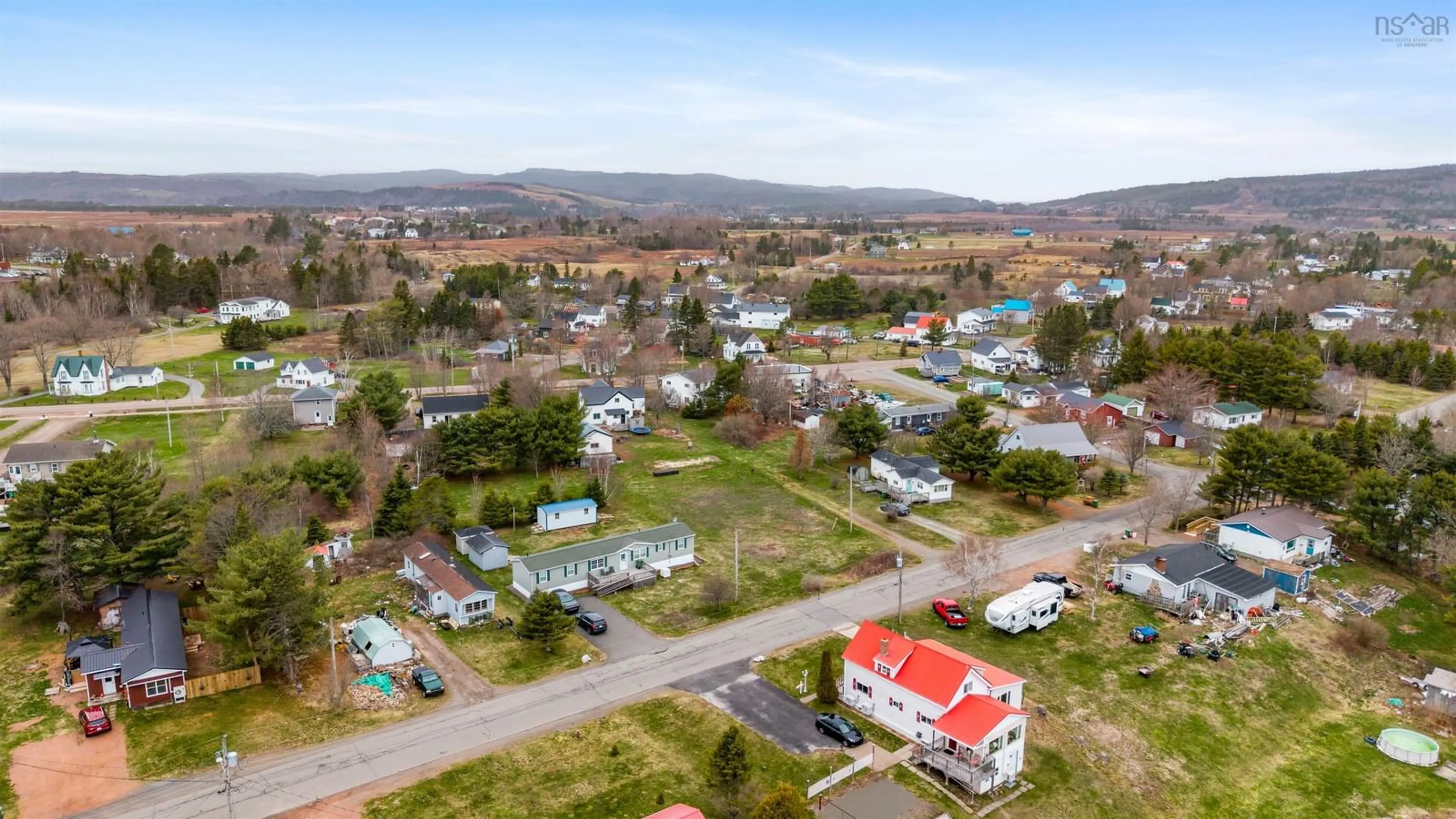 A pic from outside/outdoor area/front of a property/back of a property/a pic from drone, mountain view for 307 Willow St, Parrsboro Nova Scotia B0M 1S0
