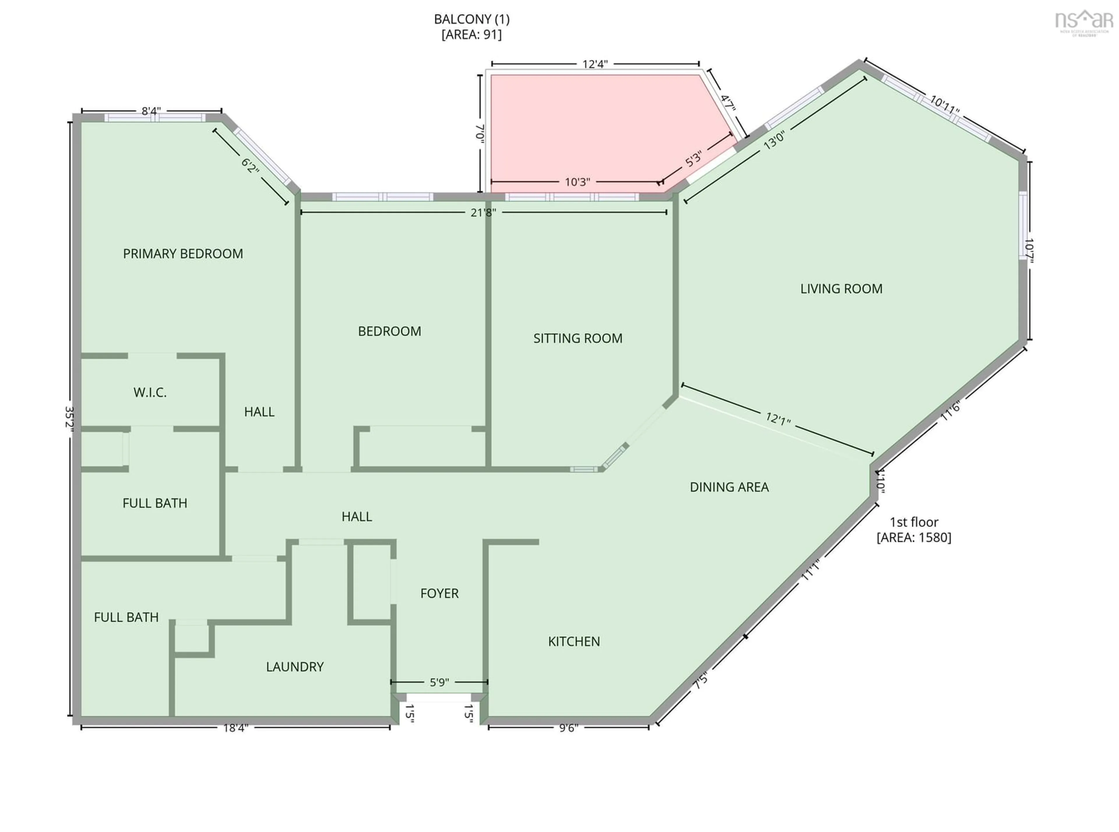 Floor plan for 512 Parkland Dr #408, Halifax Nova Scotia B3S 1N1