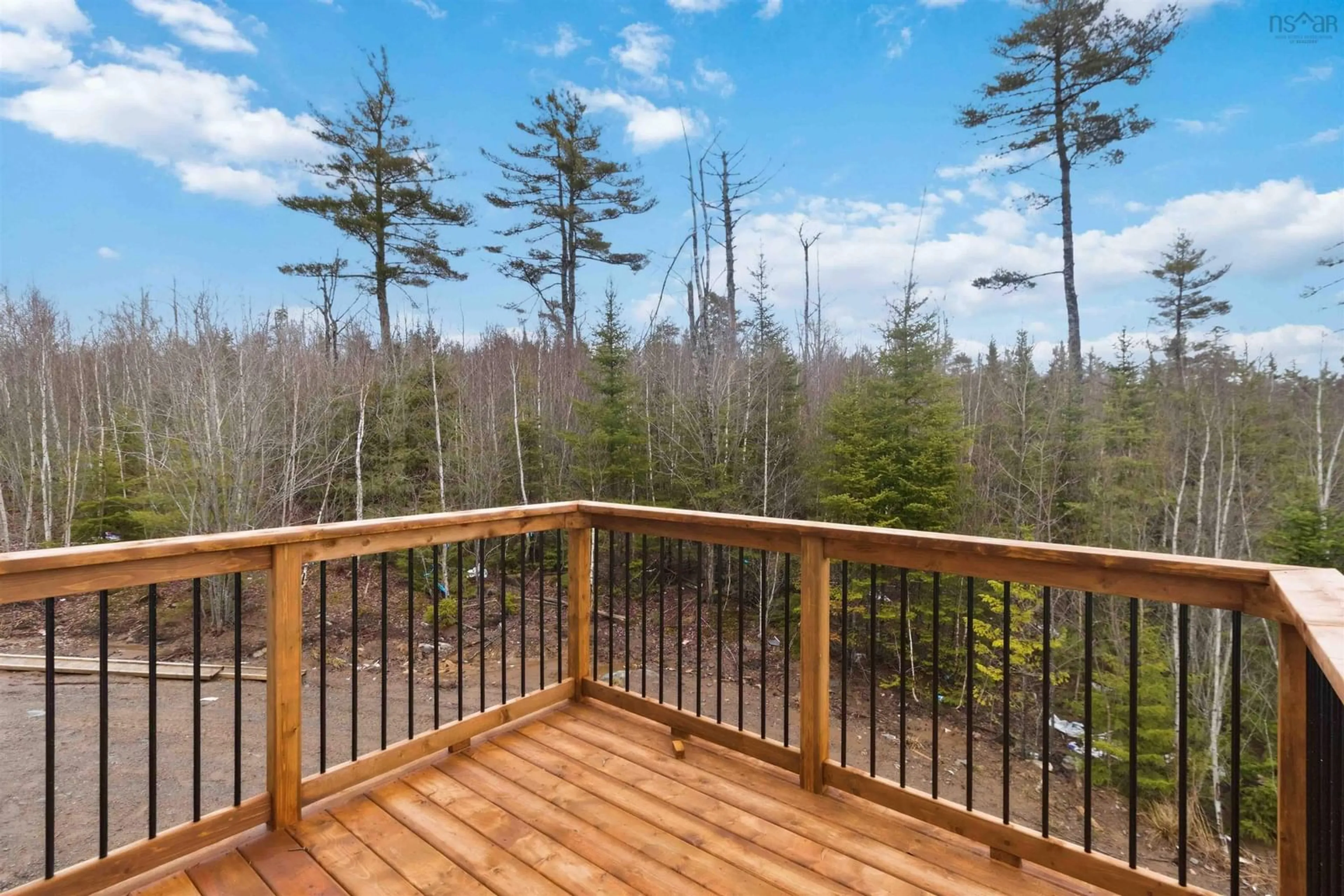 Patio, forest/trees view for 205 Darner Dr #DA-60, Beaver Bank Nova Scotia B4G 0E2