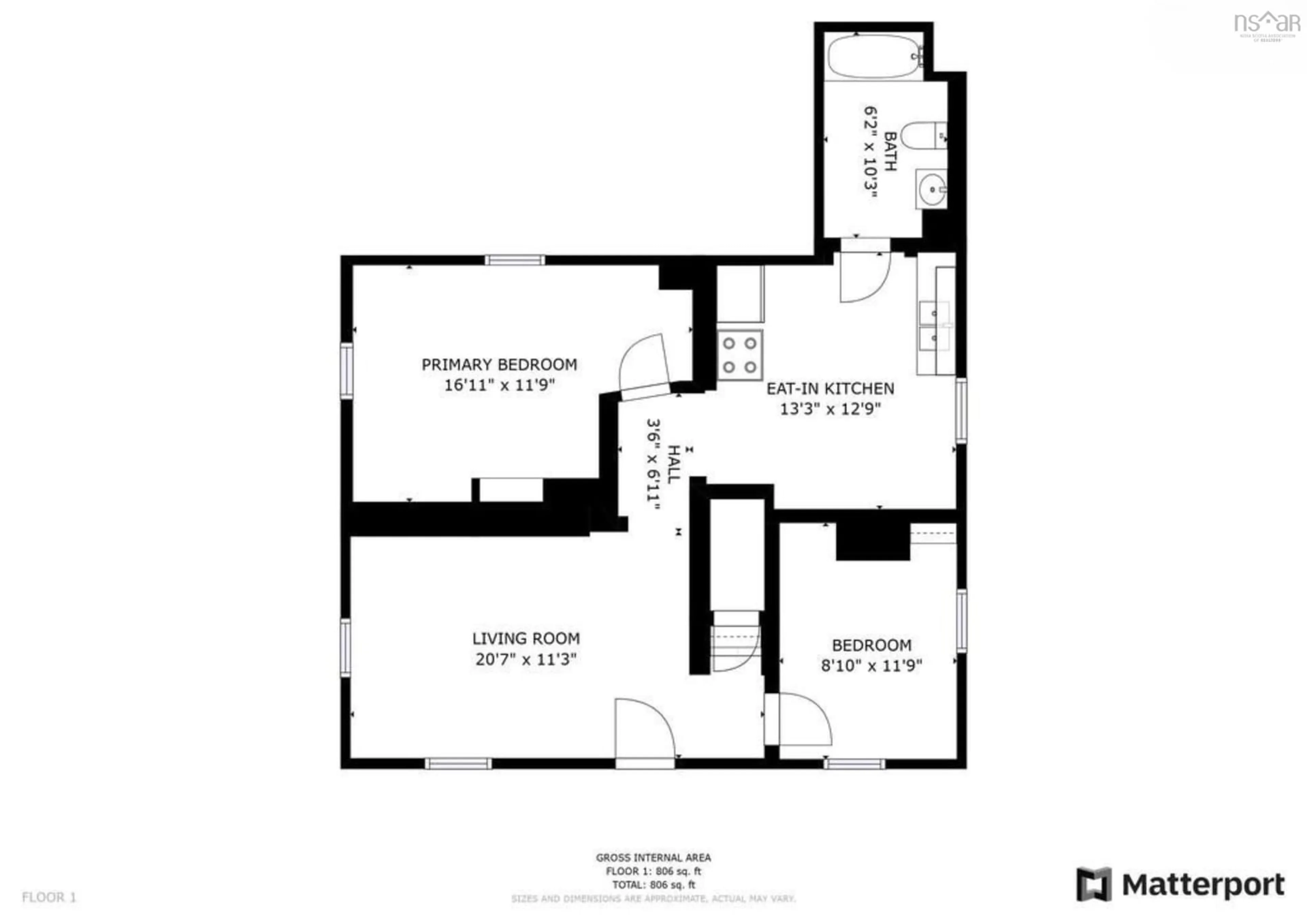 Floor plan for 18 Gaspereau Avenue, Wolfville Nova Scotia B4P 2C4