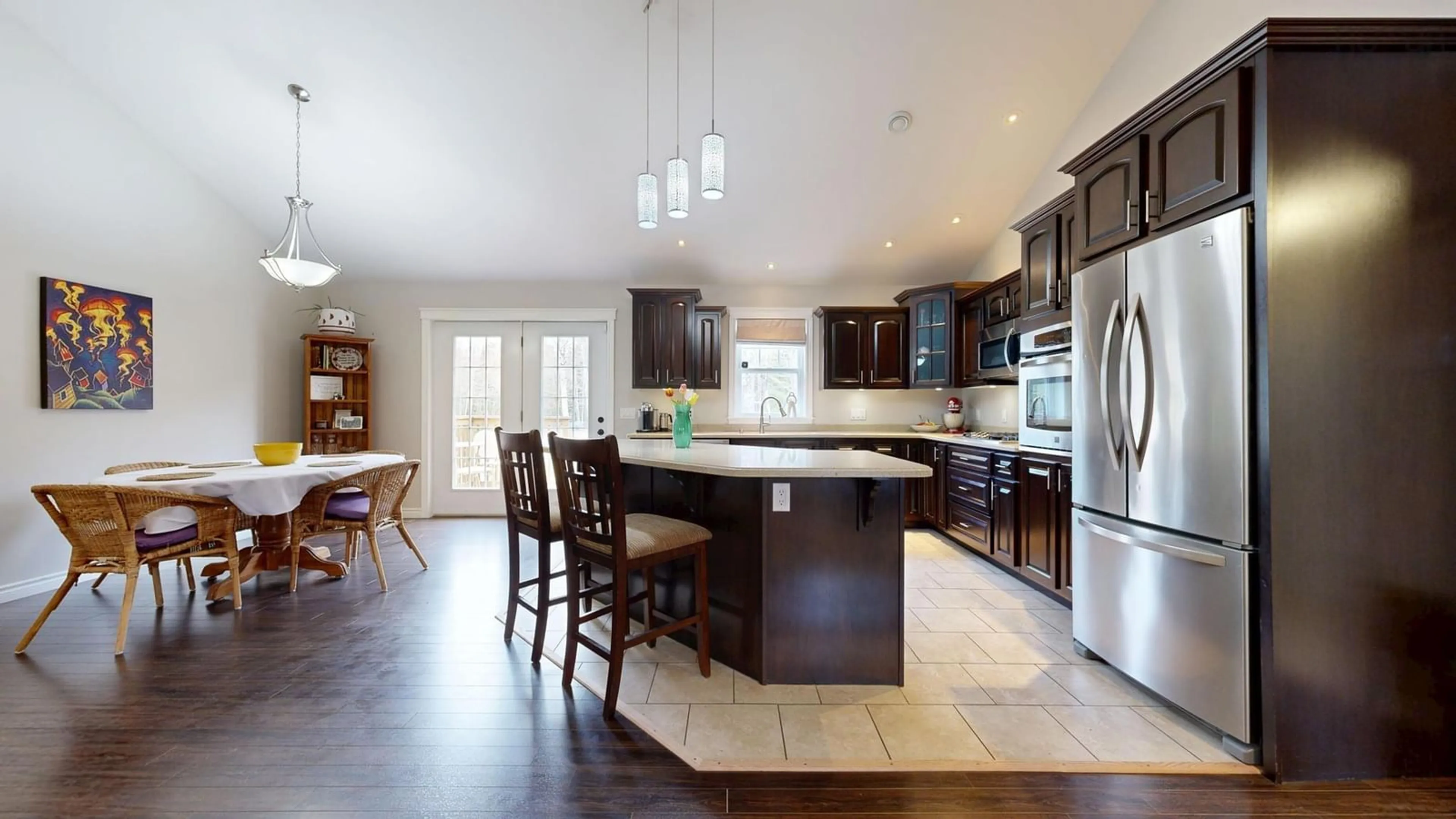 Open concept kitchen, ceramic/tile floor for 4314 Upper Branch Rd, Hemford Nova Scotia B0R 1E0