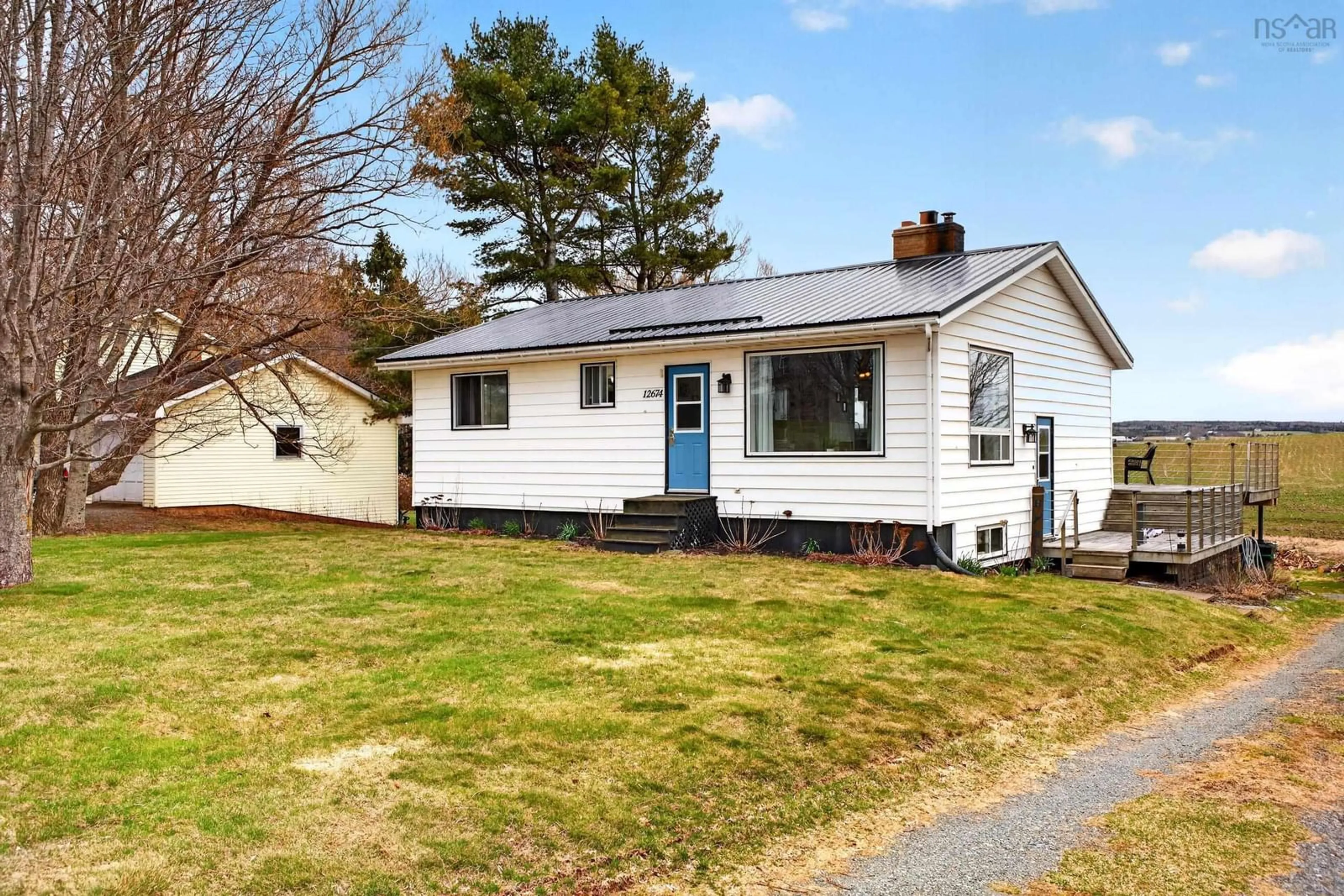 Home with vinyl exterior material, street for 12674 Highway 2, Lower Onslow Nova Scotia B6L 5E6