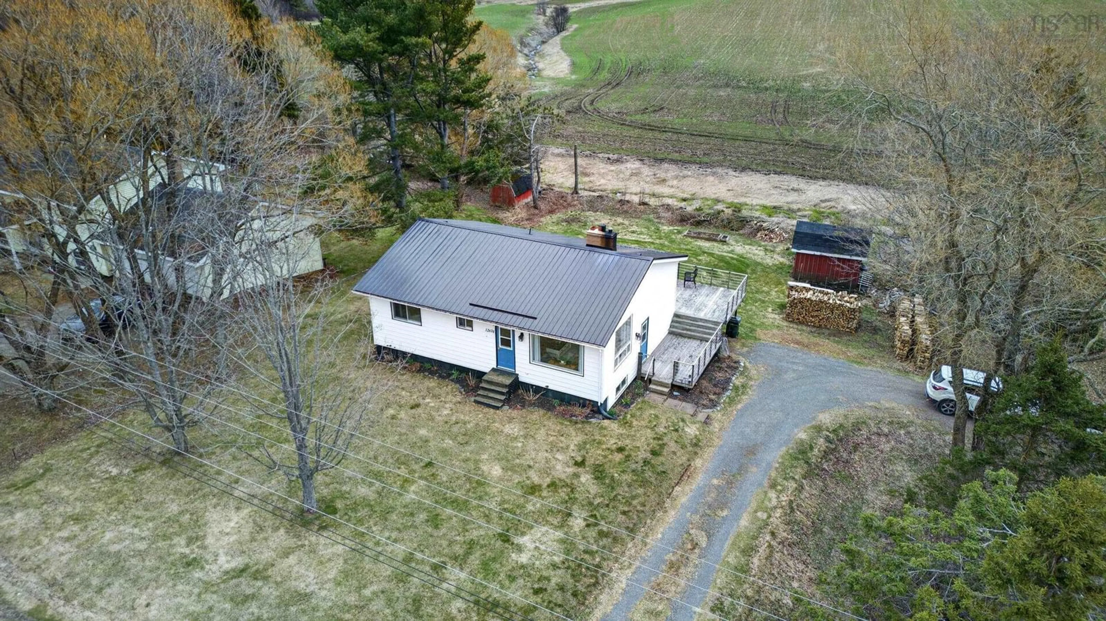 A pic from outside/outdoor area/front of a property/back of a property/a pic from drone, building for 12674 Highway 2, Lower Onslow Nova Scotia B6L 5E6