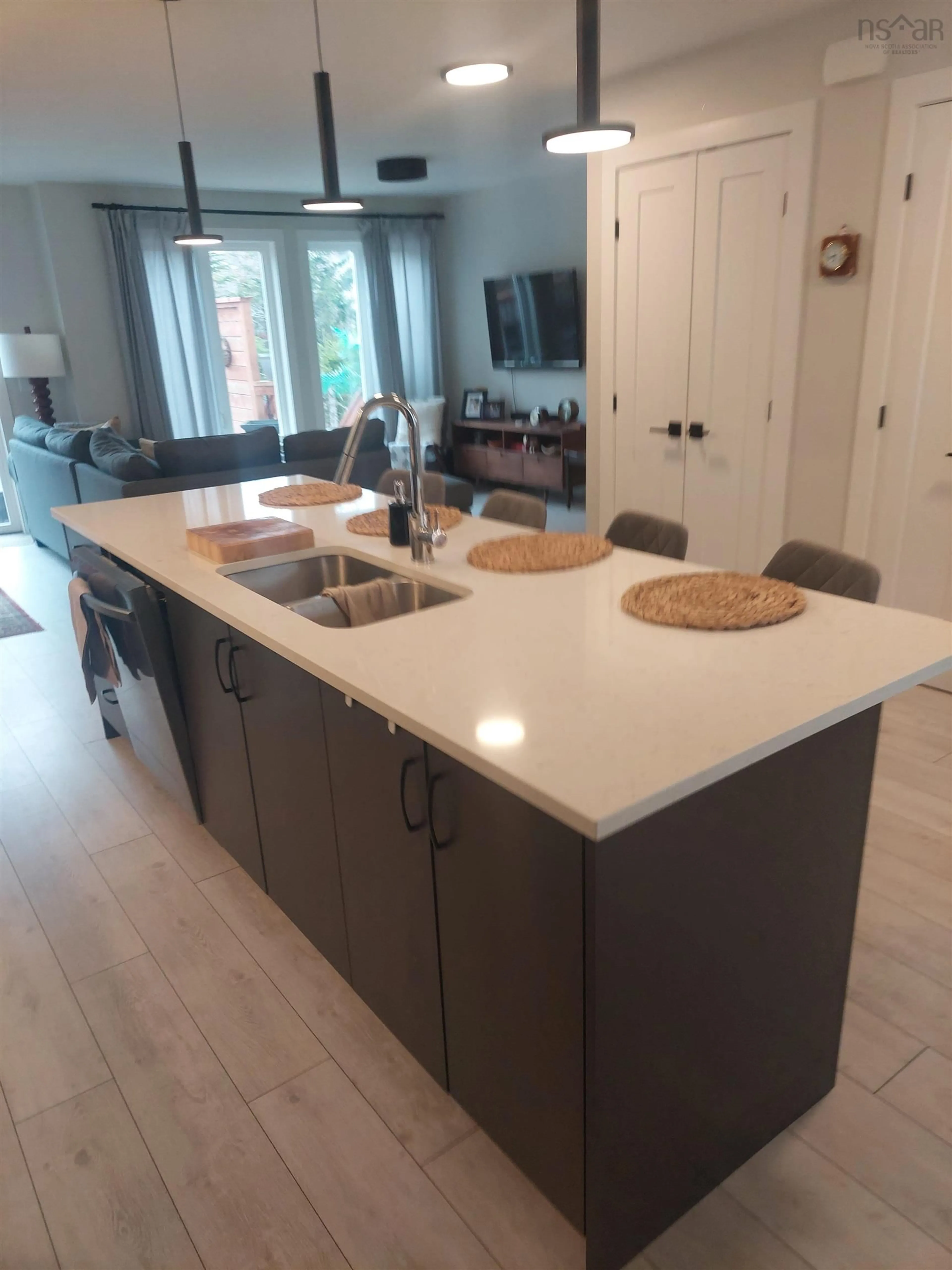 Open concept kitchen, ceramic/tile floor for 16 Glenn Dr, Lantz Nova Scotia B2S 0J1