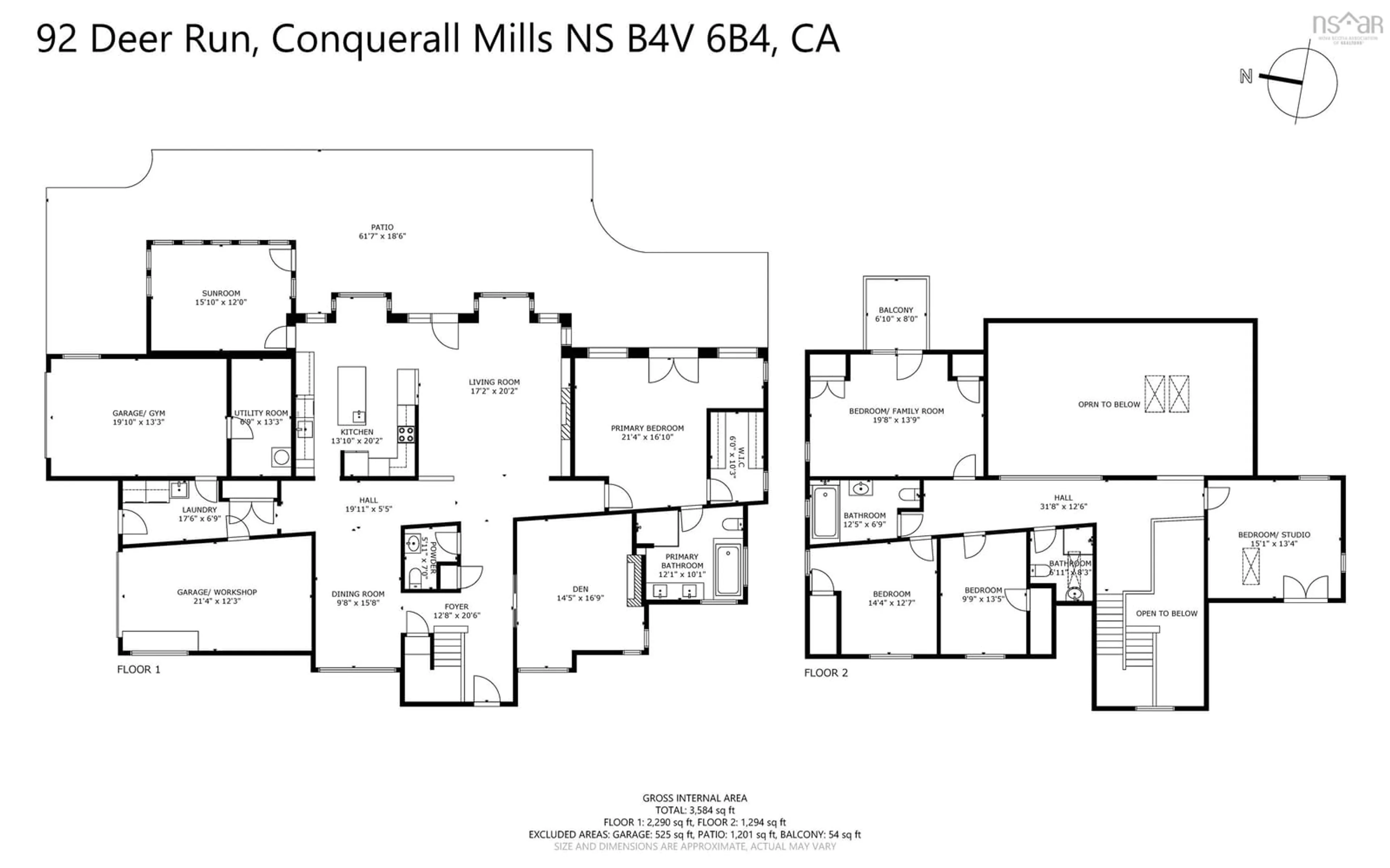 Floor plan for 92 Deer Run, Conquerall Mills Nova Scotia B4V 6B4