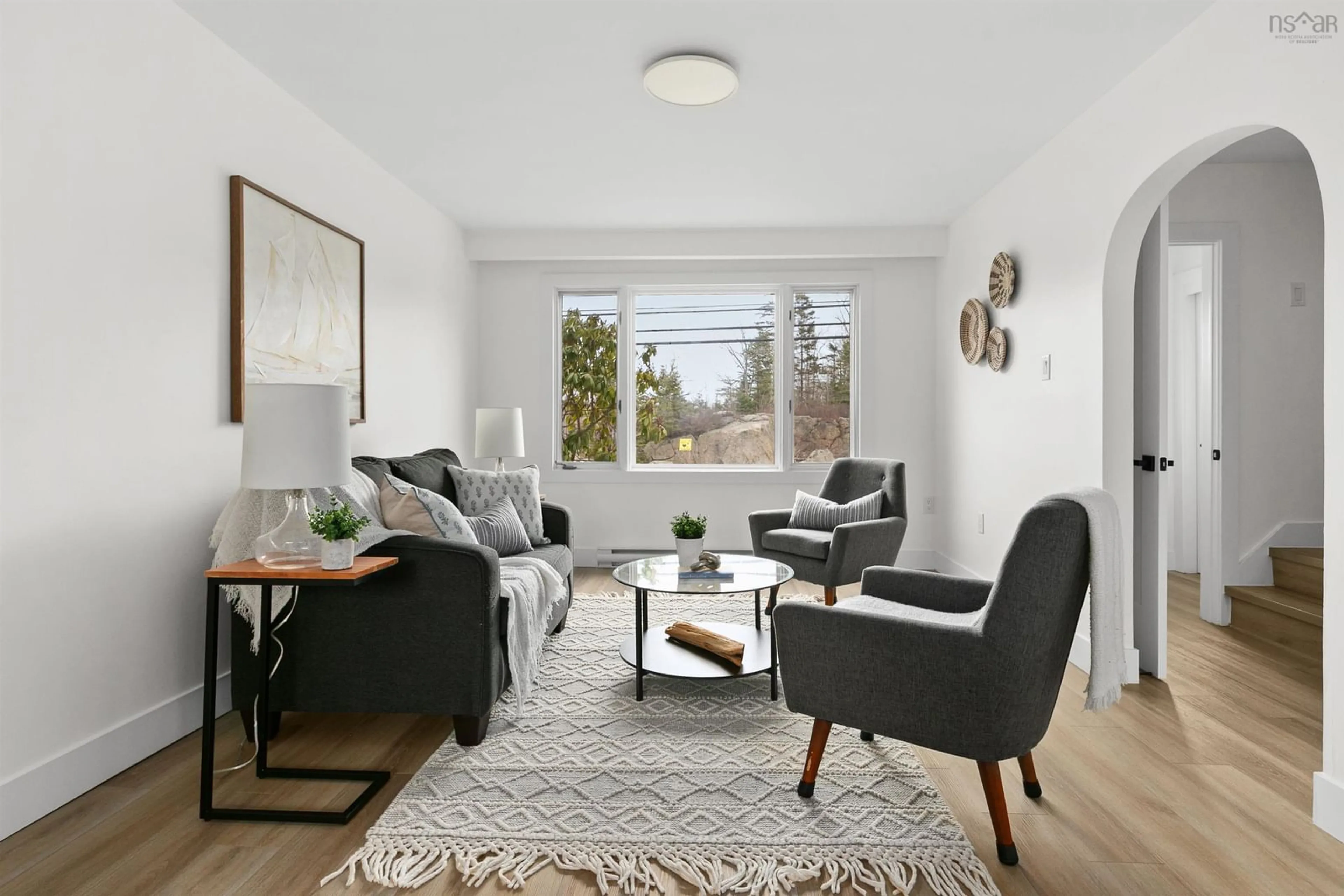 Living room with furniture, unknown for 627 Herring Cove Rd, Halifax Nova Scotia B3R 1X8