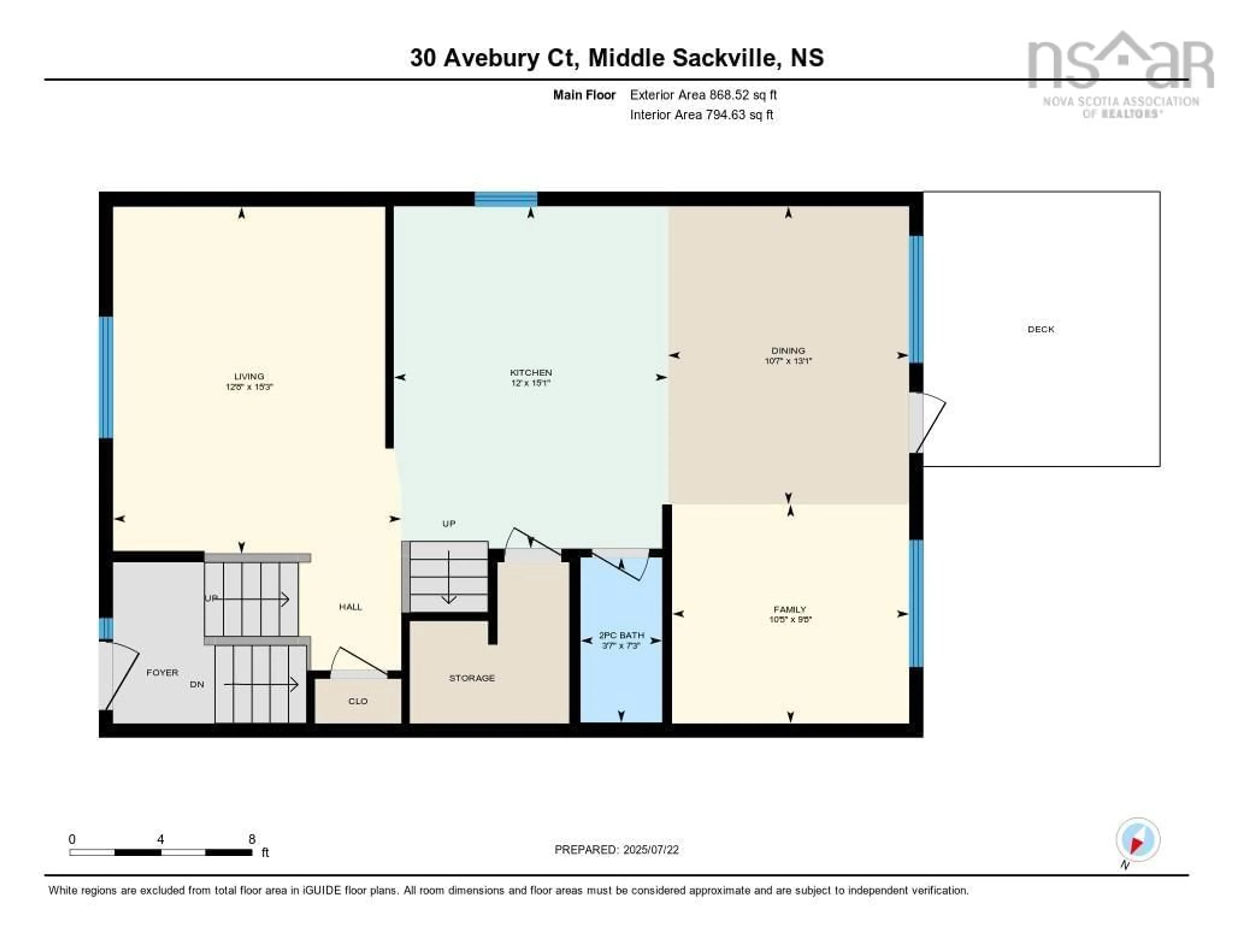 Floor plan for 30 Avebury Crt, Middle Sackville Nova Scotia B4E 0E9