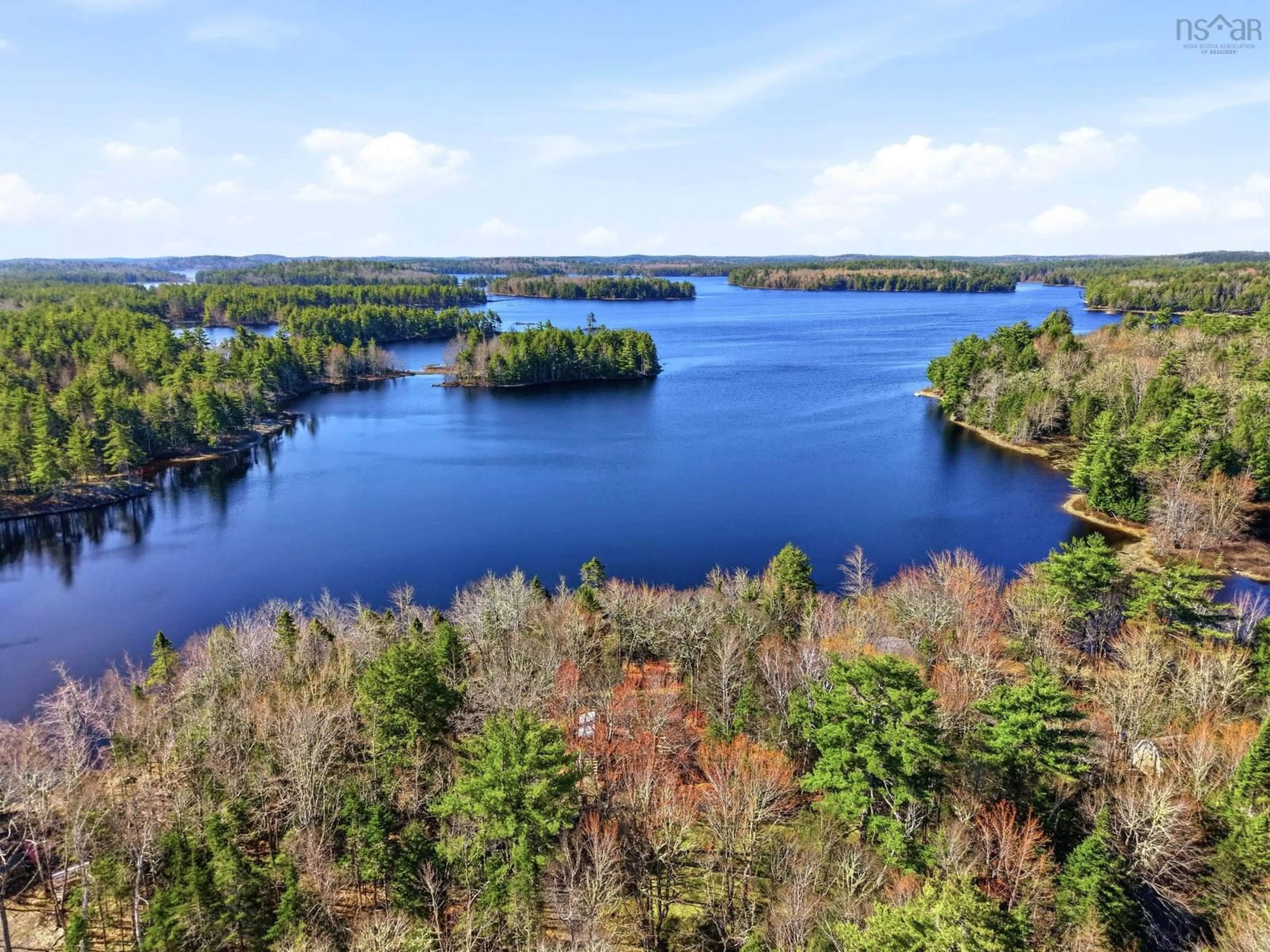 A pic from outside/outdoor area/front of a property/back of a property/a pic from drone, water/lake/river/ocean view for 222 Dean Lake Rd, Westfield Nova Scotia B0T 1B0