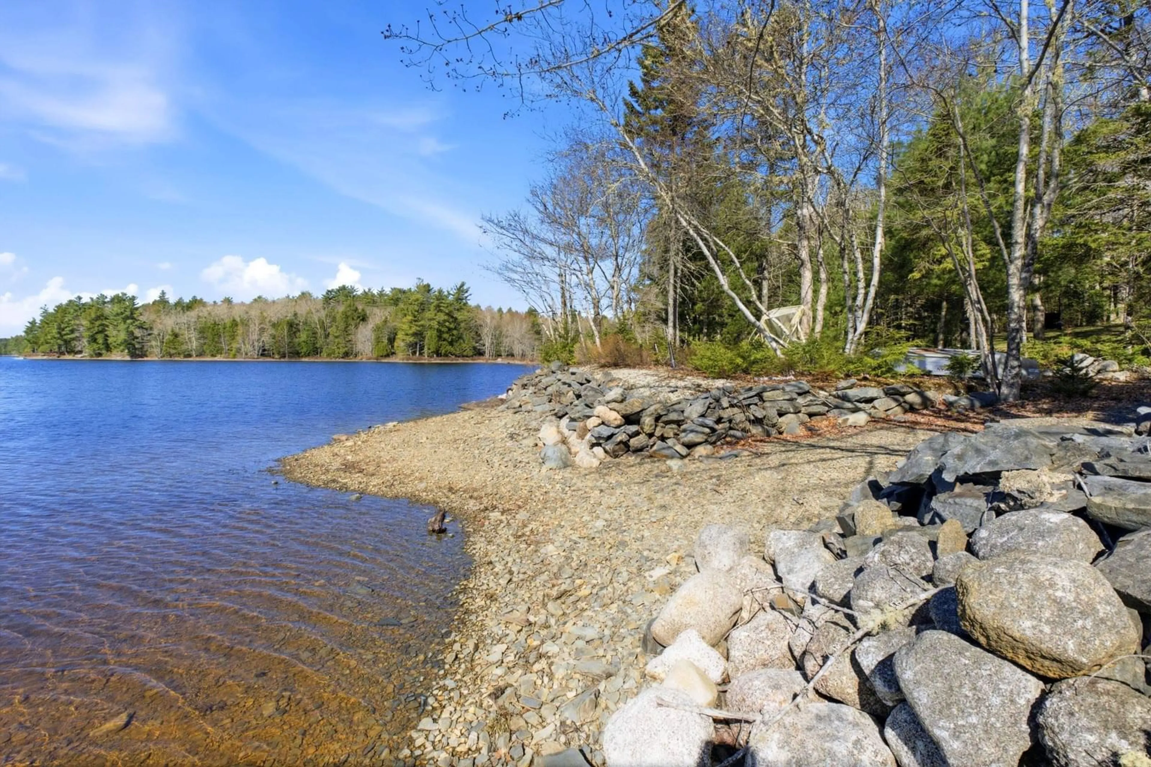 Patio, water/lake/river/ocean view for 222 Dean Lake Rd, Westfield Nova Scotia B0T 1B0