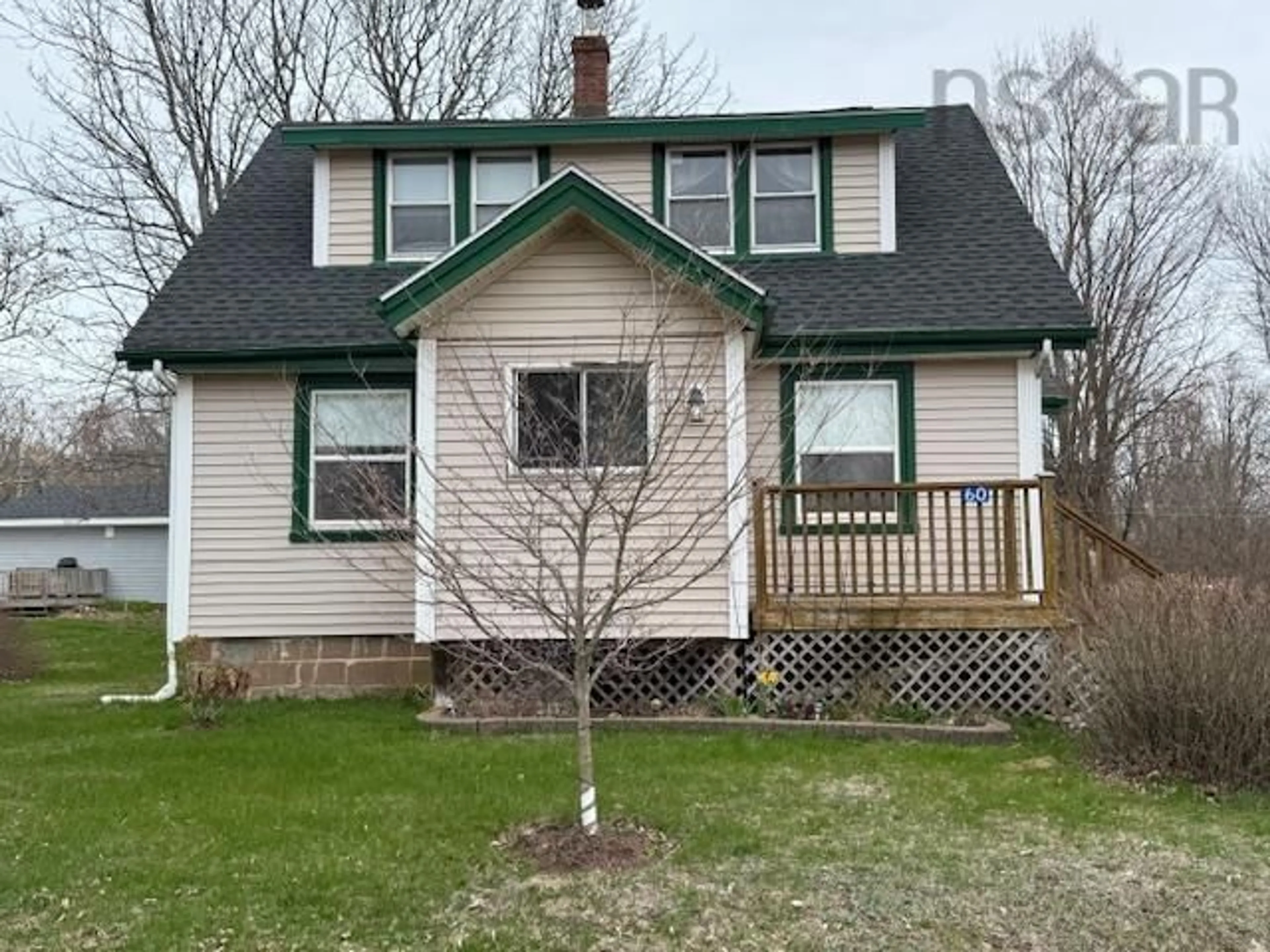Home with vinyl exterior material, street for 60 Church St, Kingsport Nova Scotia B0P 1H0