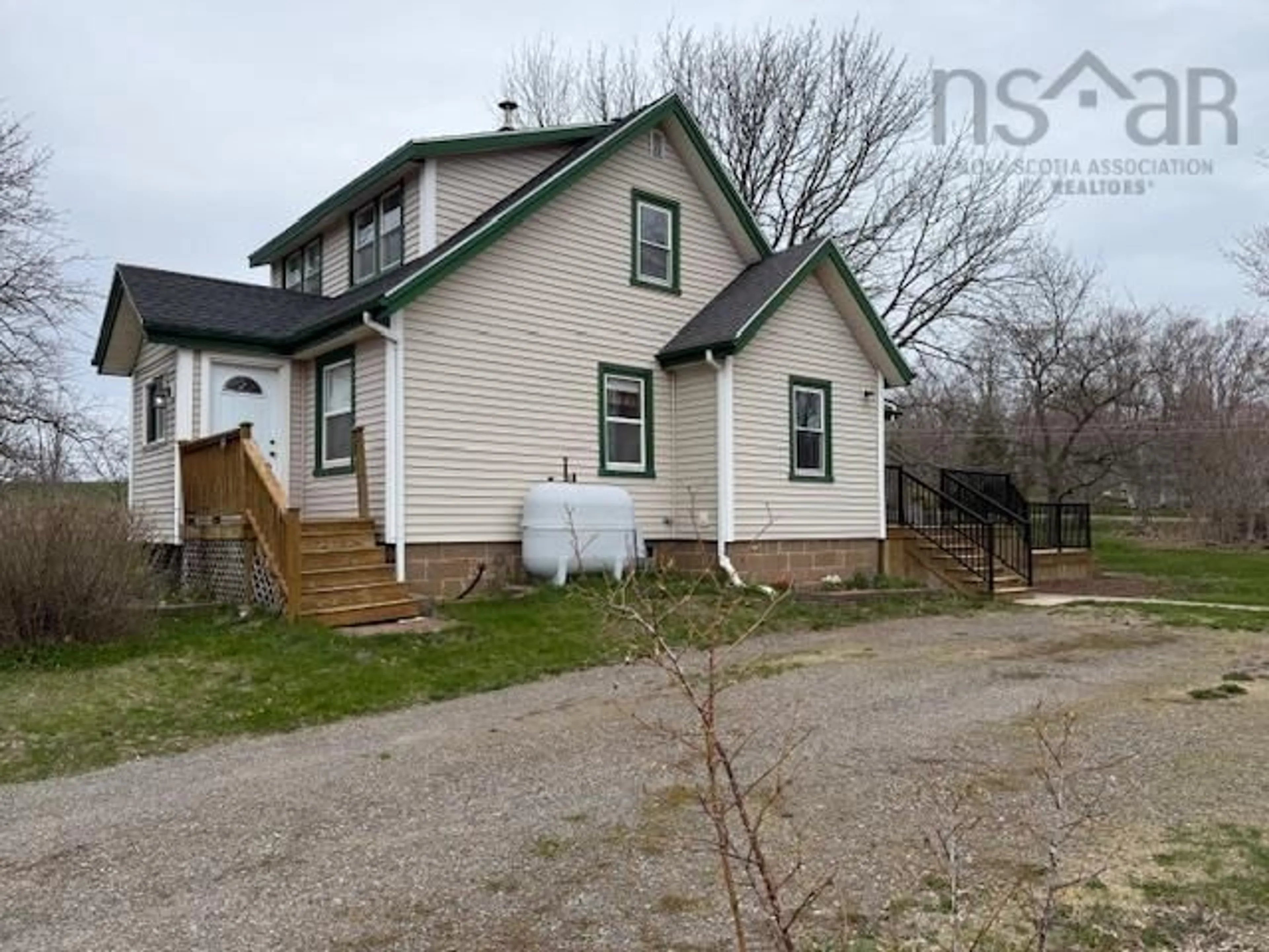A pic from outside/outdoor area/front of a property/back of a property/a pic from drone, street for 60 Church St, Kingsport Nova Scotia B0P 1H0
