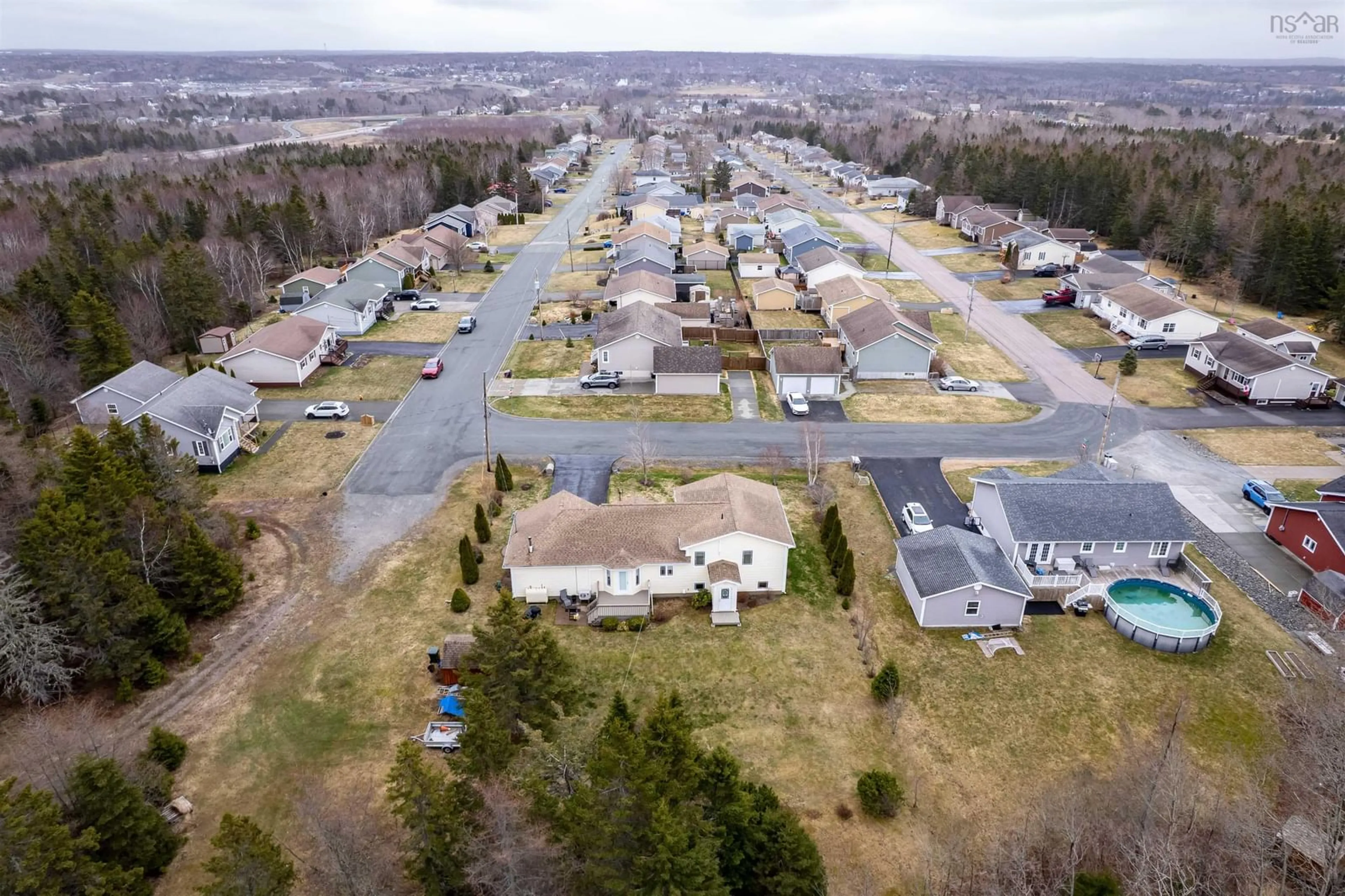 A pic from outside/outdoor area/front of a property/back of a property/a pic from drone, street for 2 Willis Ave, Coxheath Nova Scotia B1R 0A3