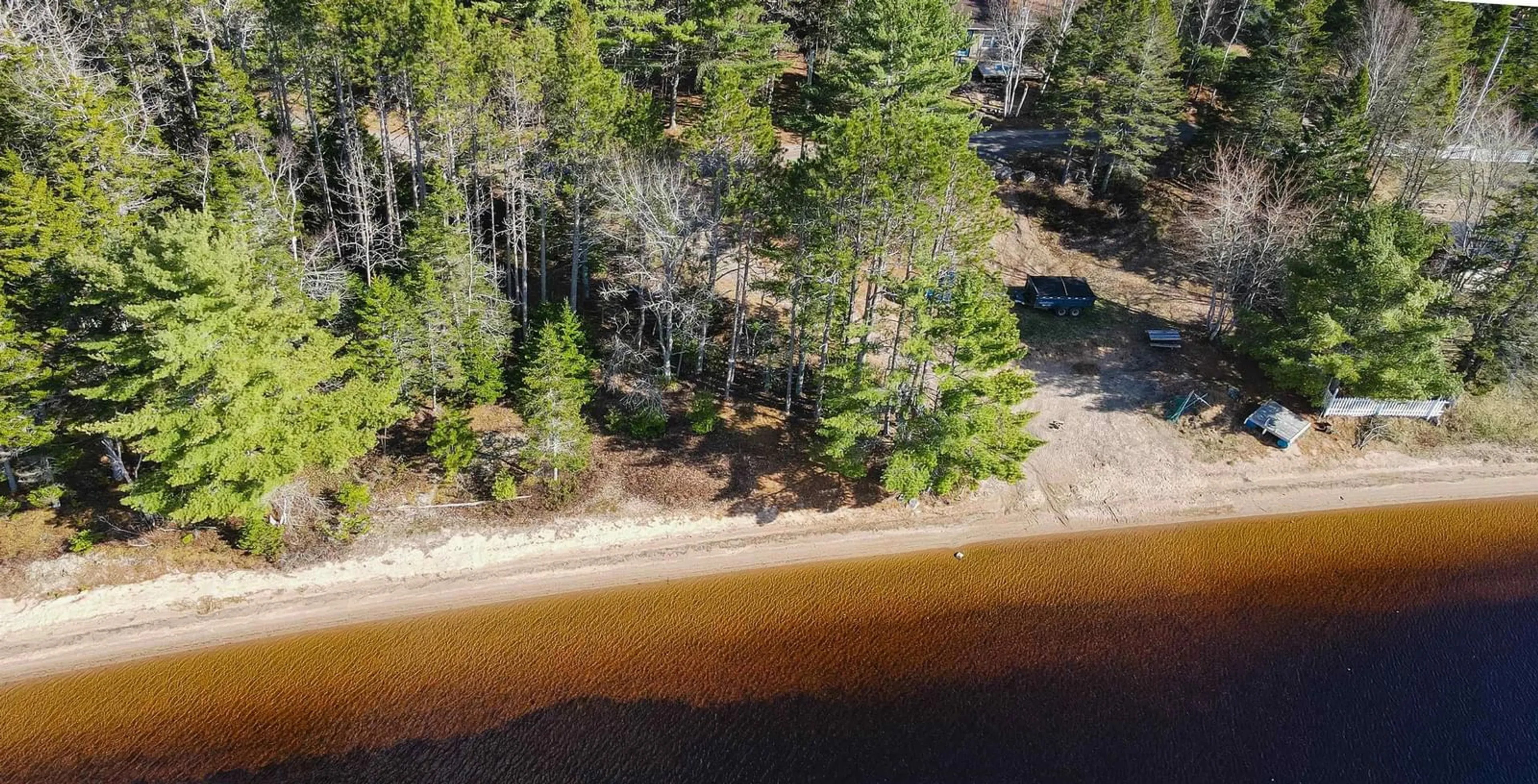 A pic from outside/outdoor area/front of a property/back of a property/a pic from drone, water/lake/river/ocean view for 64 Lake Paul Rd, Lake Paul Nova Scotia B0P 1C0