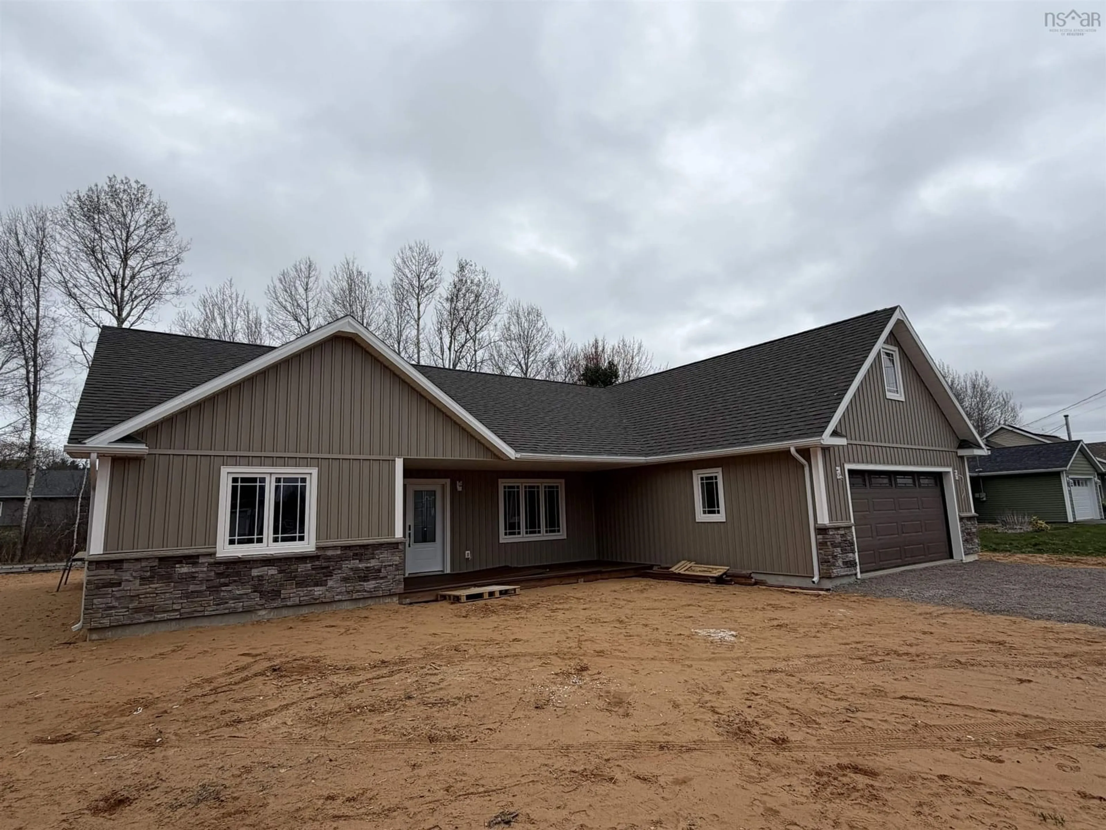 Home with vinyl exterior material, building for 22 Albro Dr, Kingston Nova Scotia B0P 1R0
