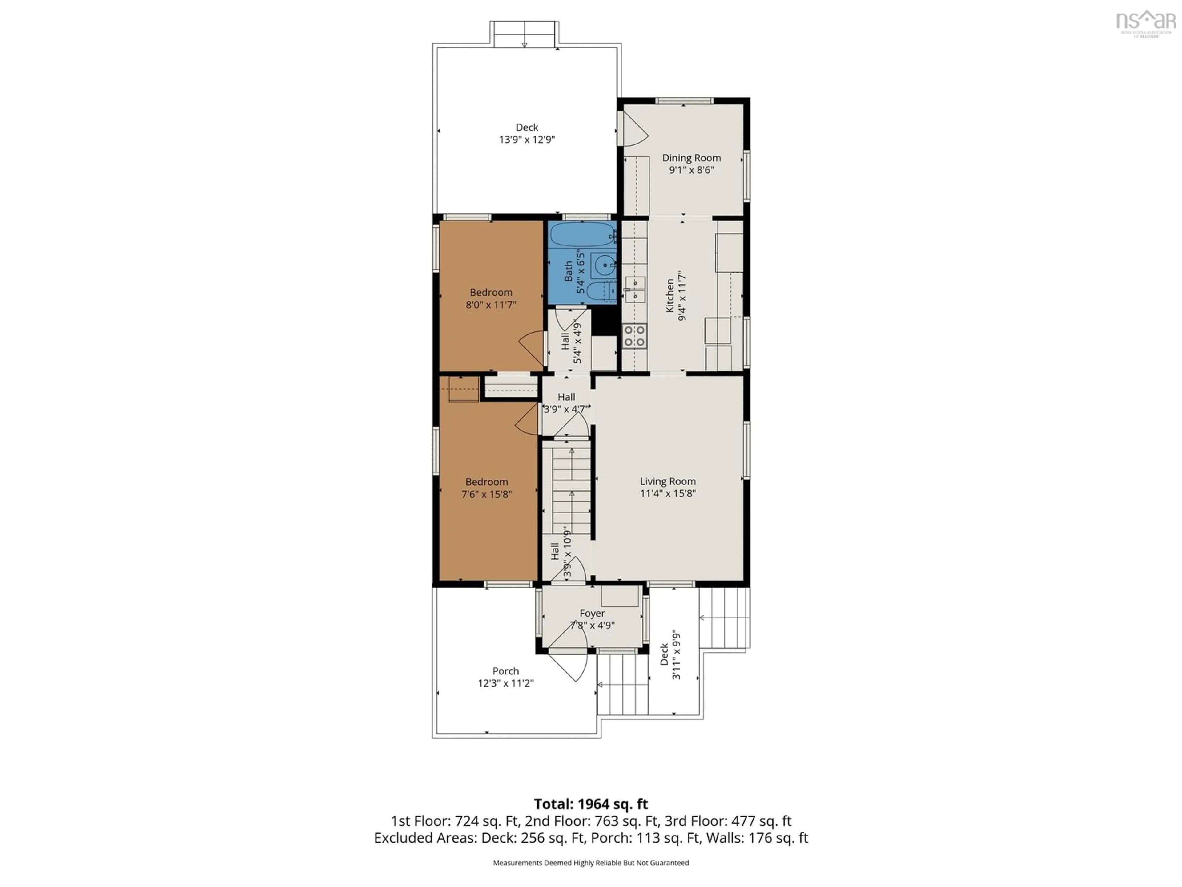 Floor plan for 3674 Lynch St, Halifax Nova Scotia B3K 3L2