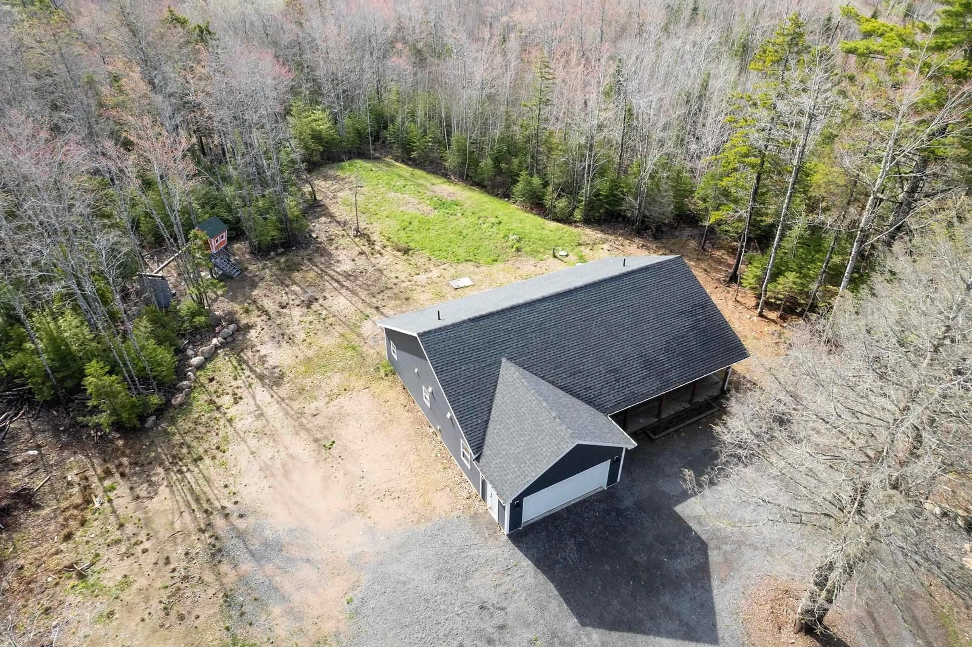 A pic from outside/outdoor area/front of a property/back of a property/a pic from drone, unknown for 238 Crocker Rd, Harmony Nova Scotia B0P 1R0