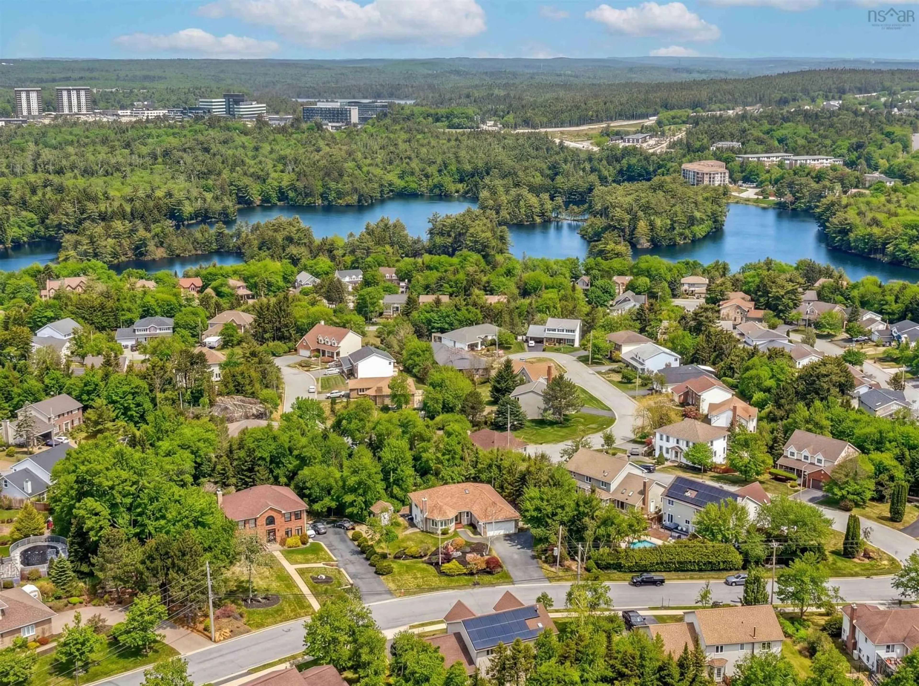 A pic from outside/outdoor area/front of a property/back of a property/a pic from drone, water/lake/river/ocean view for 219 Moirs Mill Rd, Bedford Nova Scotia B4A 3W2