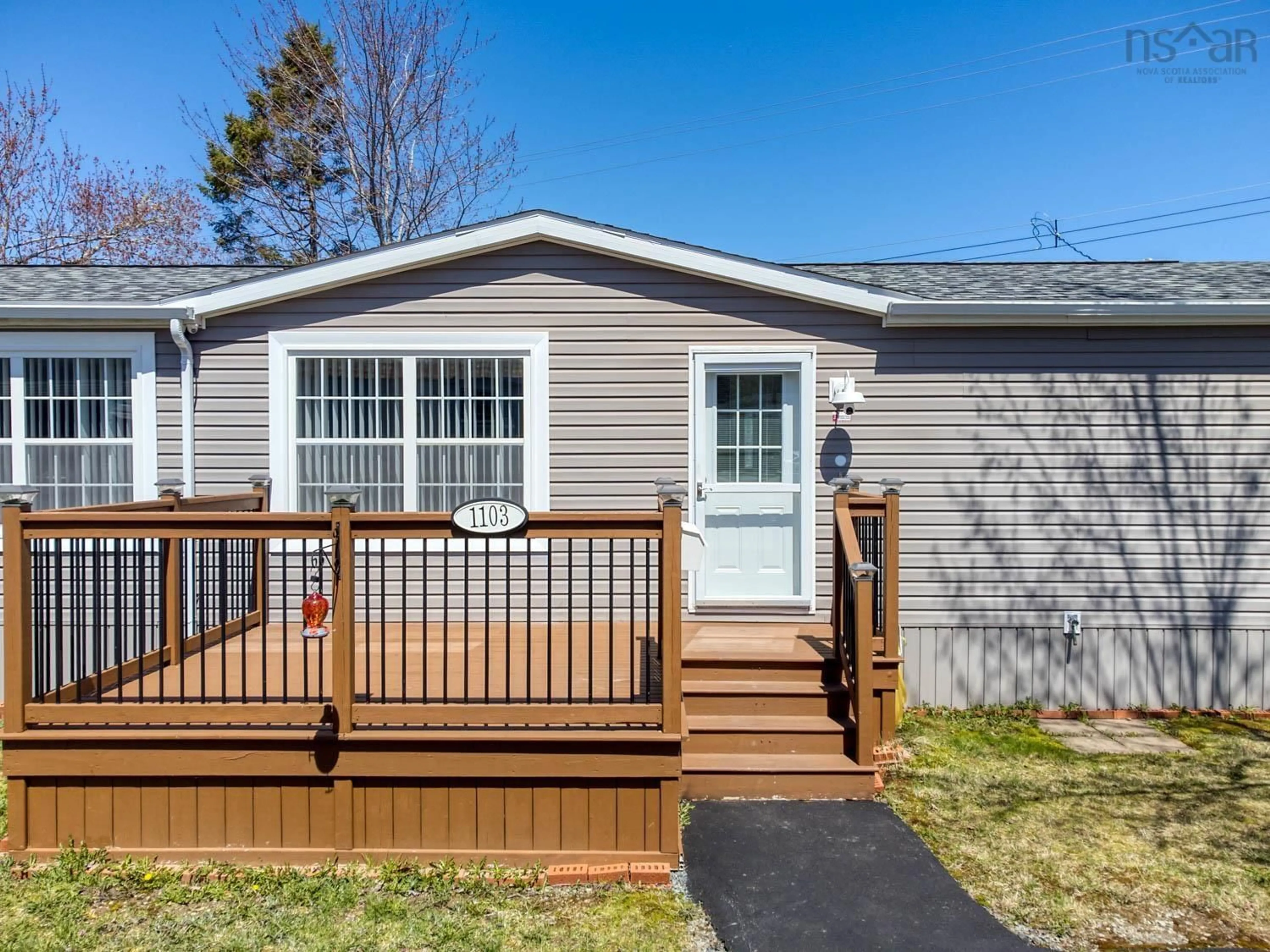 Home with vinyl exterior material, street for 1103 Susan Dr, Beaver Bank Nova Scotia B4E 1P2