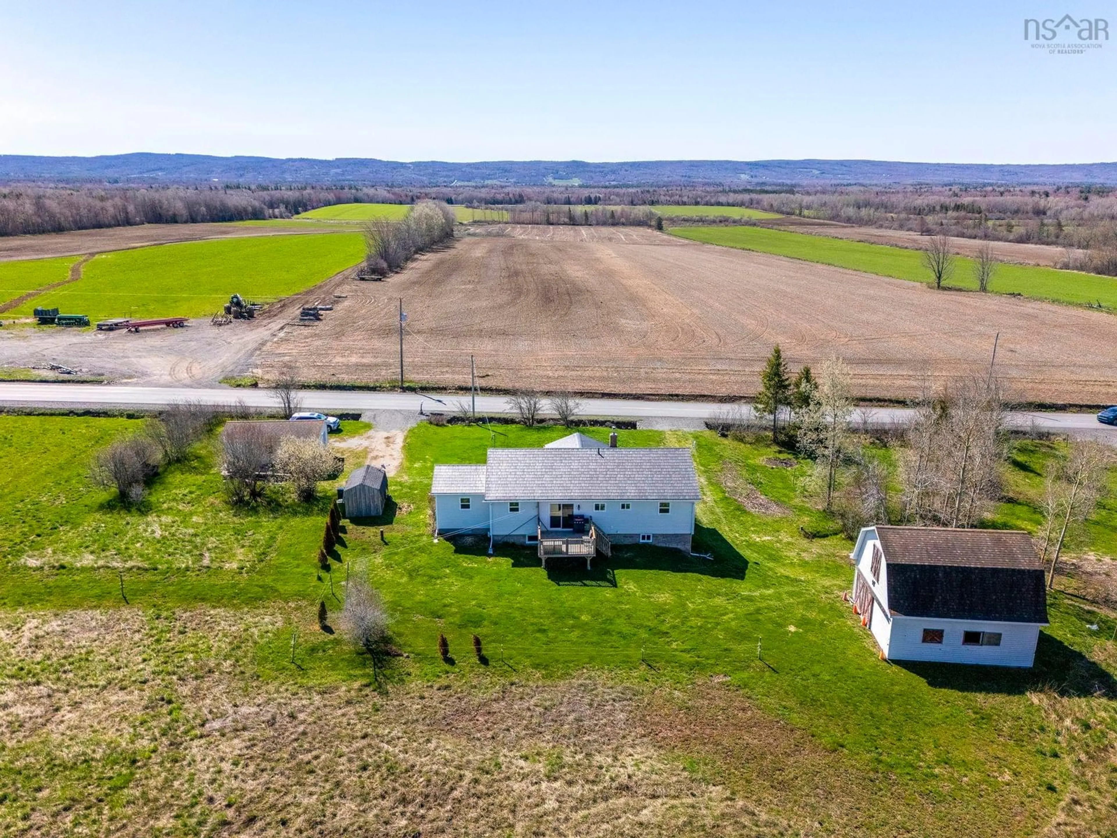 A pic from outside/outdoor area/front of a property/back of a property/a pic from drone, unknown for 427 Brooklyn Rd, Brooklyn Nova Scotia B0S 1M0