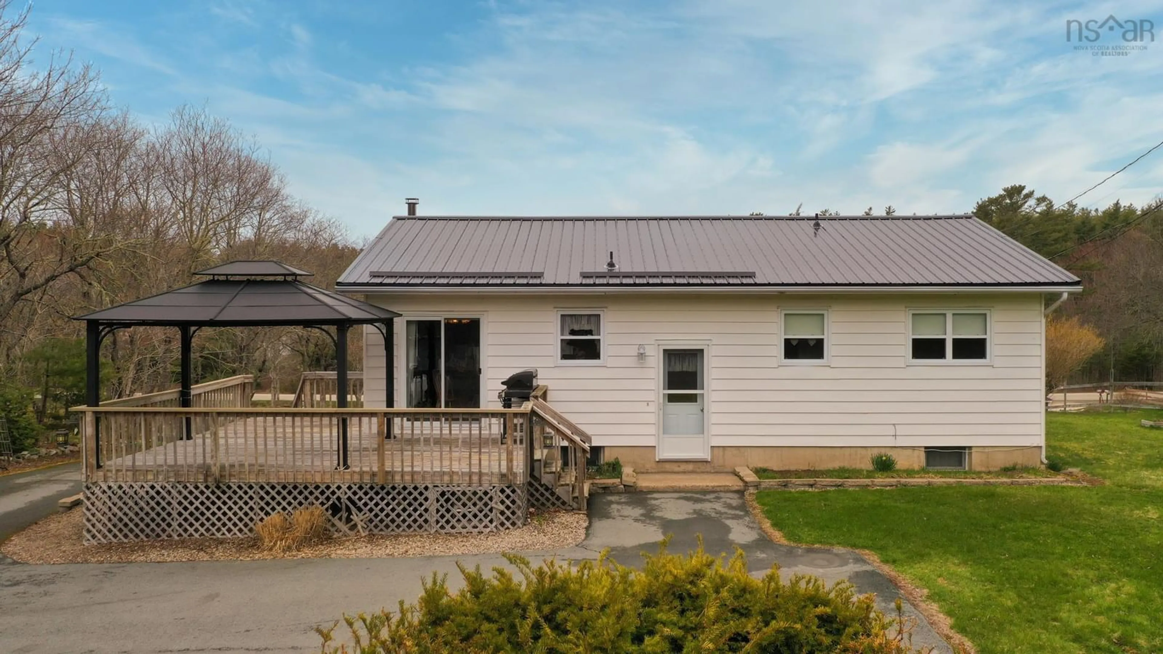 Home with vinyl exterior material, building for 4965 Hwy 210 Greenfield Ns, Greenfield Nova Scotia B0T 1E0