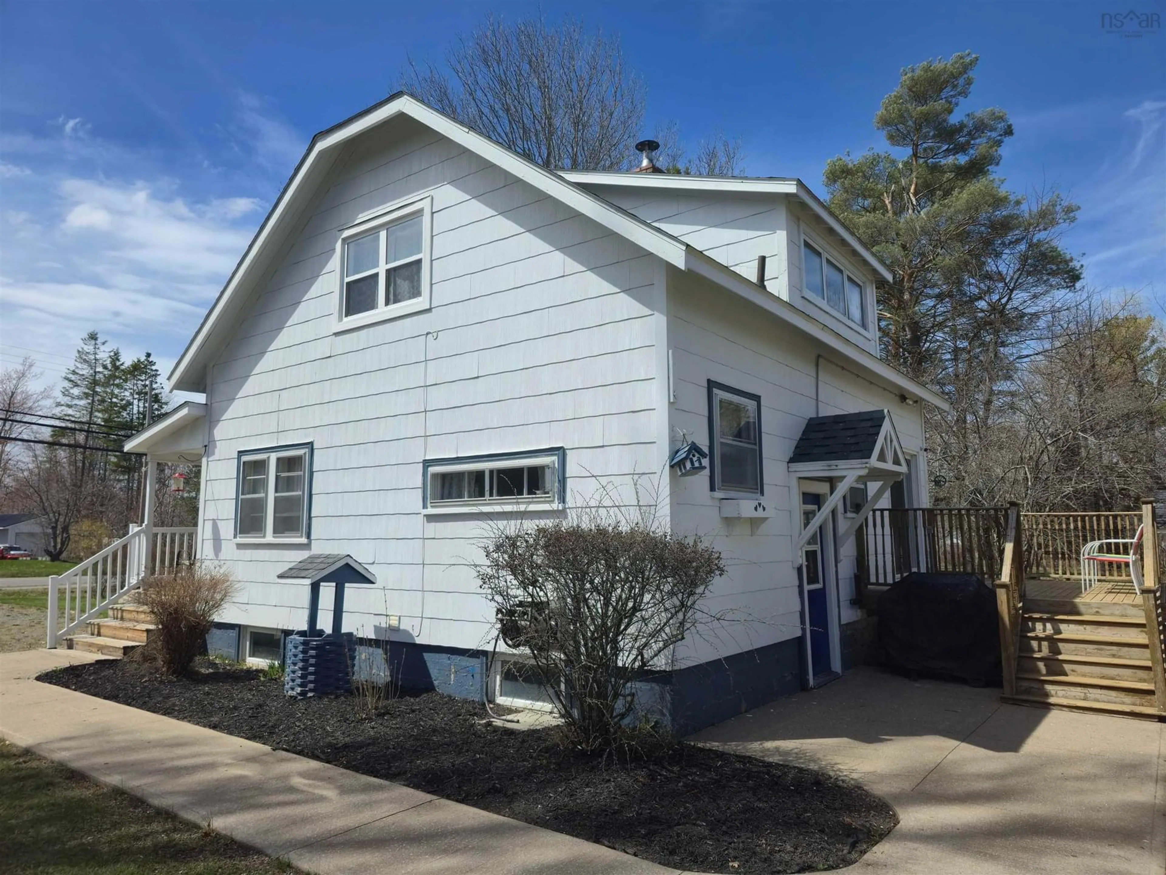 Home with vinyl exterior material, street for 1790 Highway 359, Centreville Nova Scotia B0P 1J0