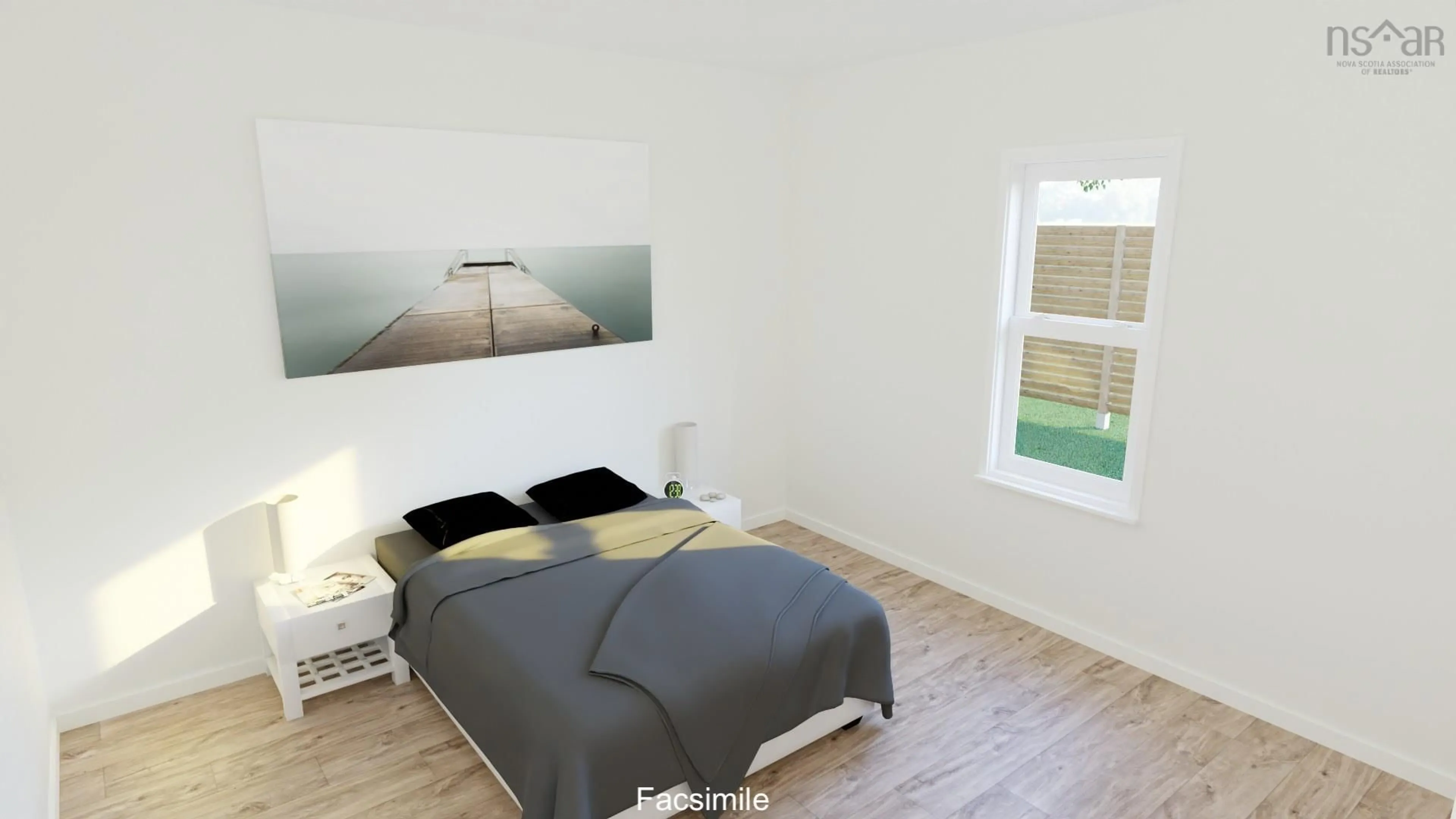Bedroom with bed, unknown for TBD Irwin Lake Rd, Hilden Nova Scotia B0N 1C0