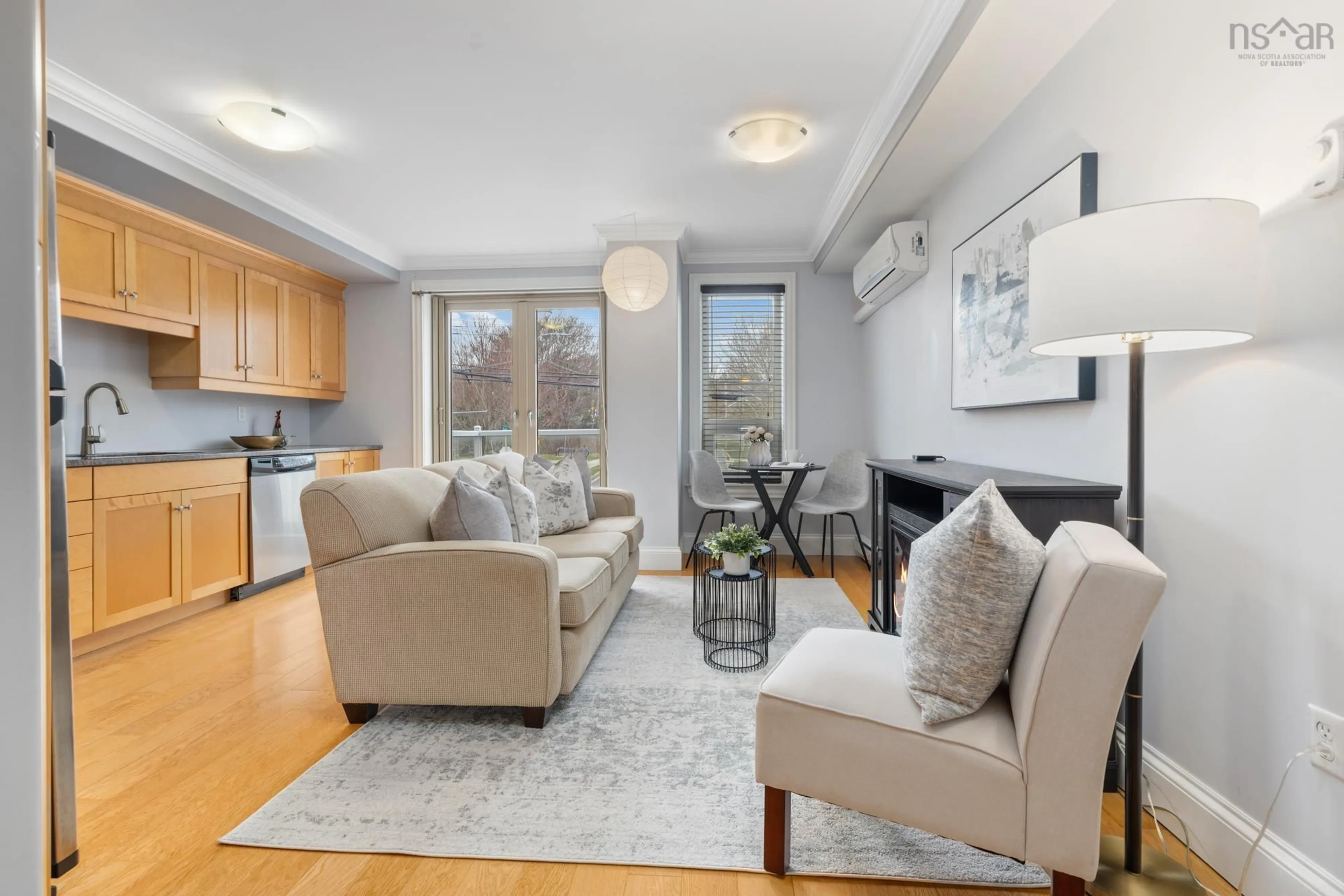 Living room with furniture, unknown for 200 Crown Dr #705, Halifax Nova Scotia B3N 0B1