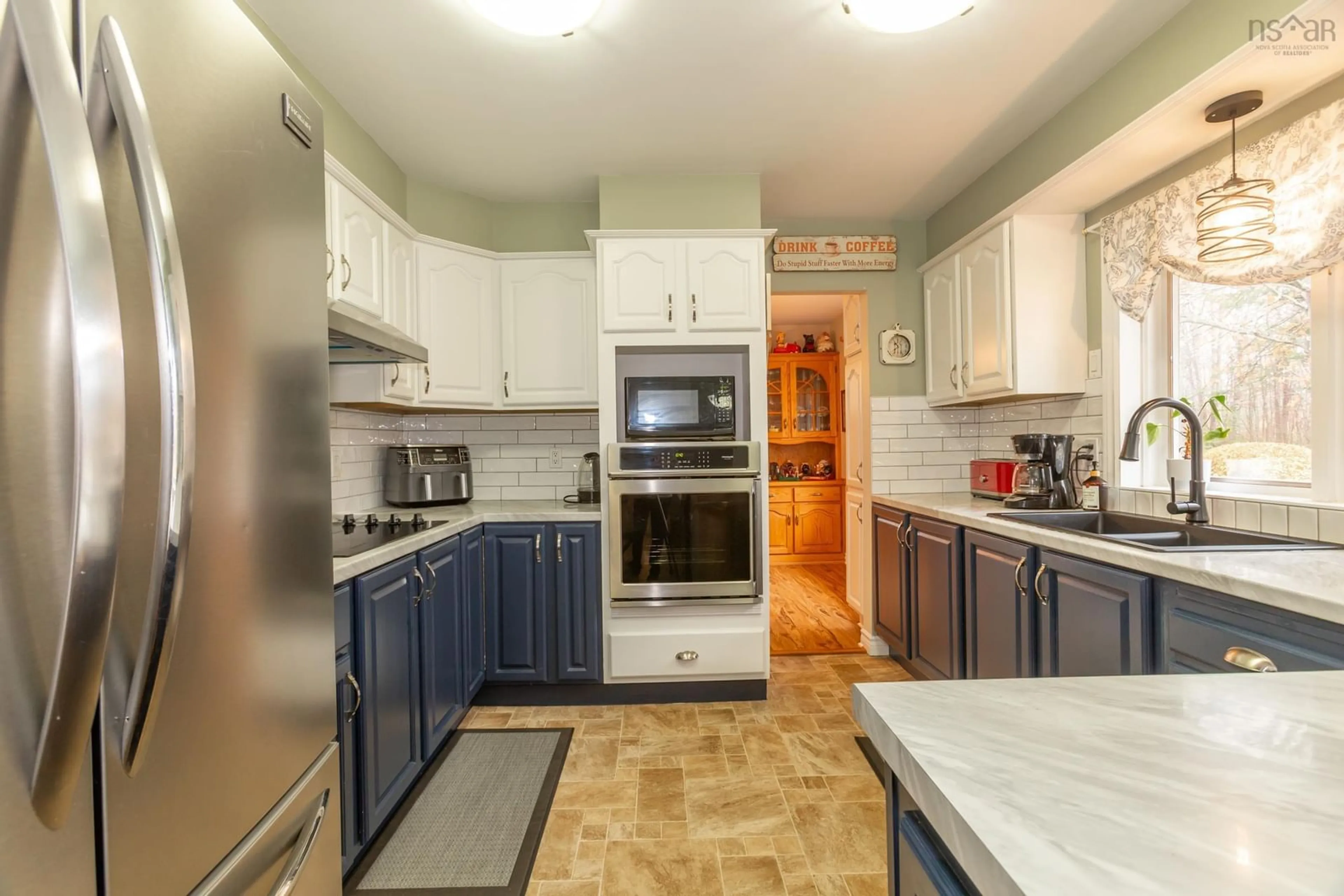 Open concept kitchen, ceramic/tile floor for 14 Oakland Dr, Middleton Nova Scotia B0S 1P0