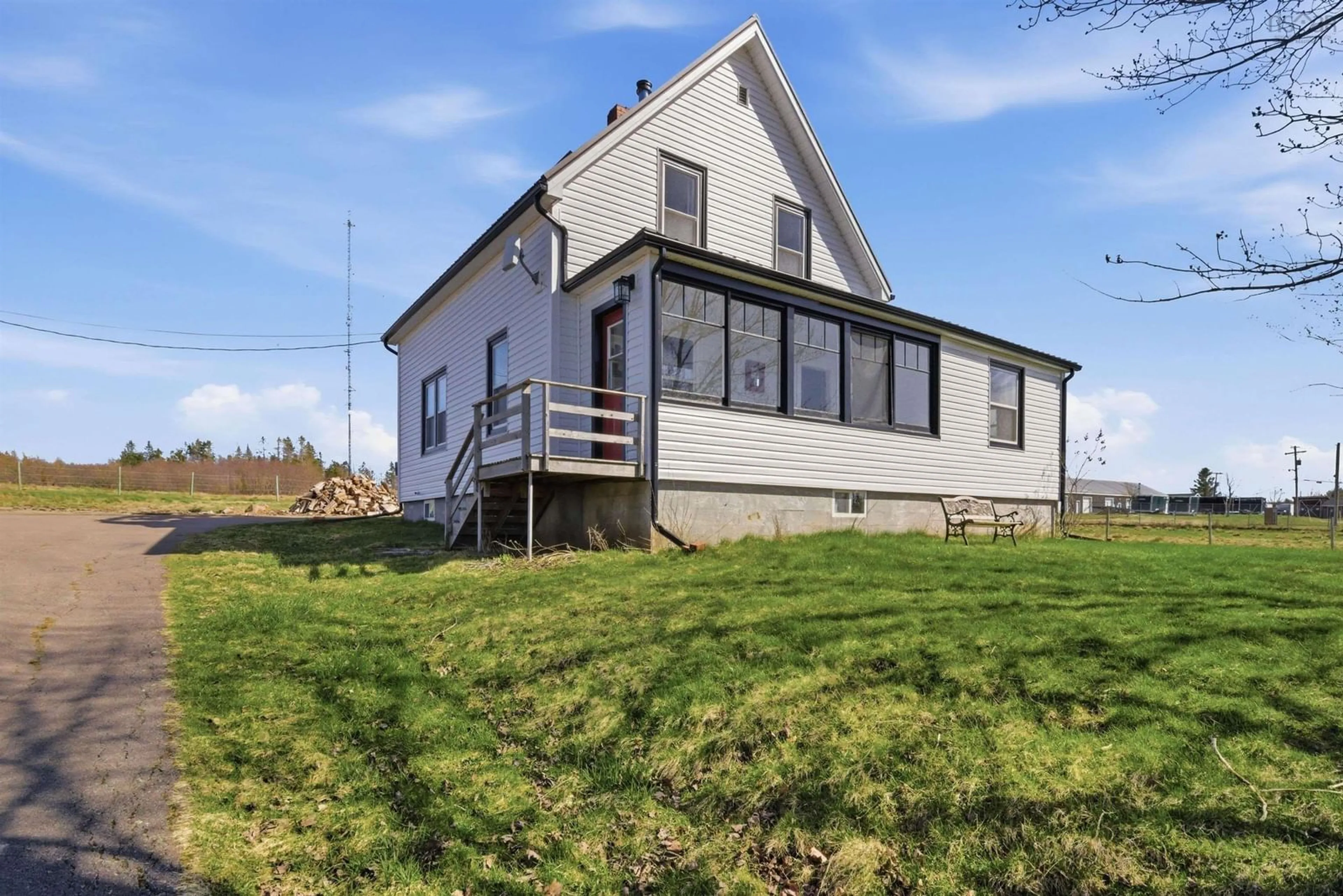 A pic from outside/outdoor area/front of a property/back of a property/a pic from drone, building for 21077 Highway 2, Shubenacadie Nova Scotia B0N 2H0