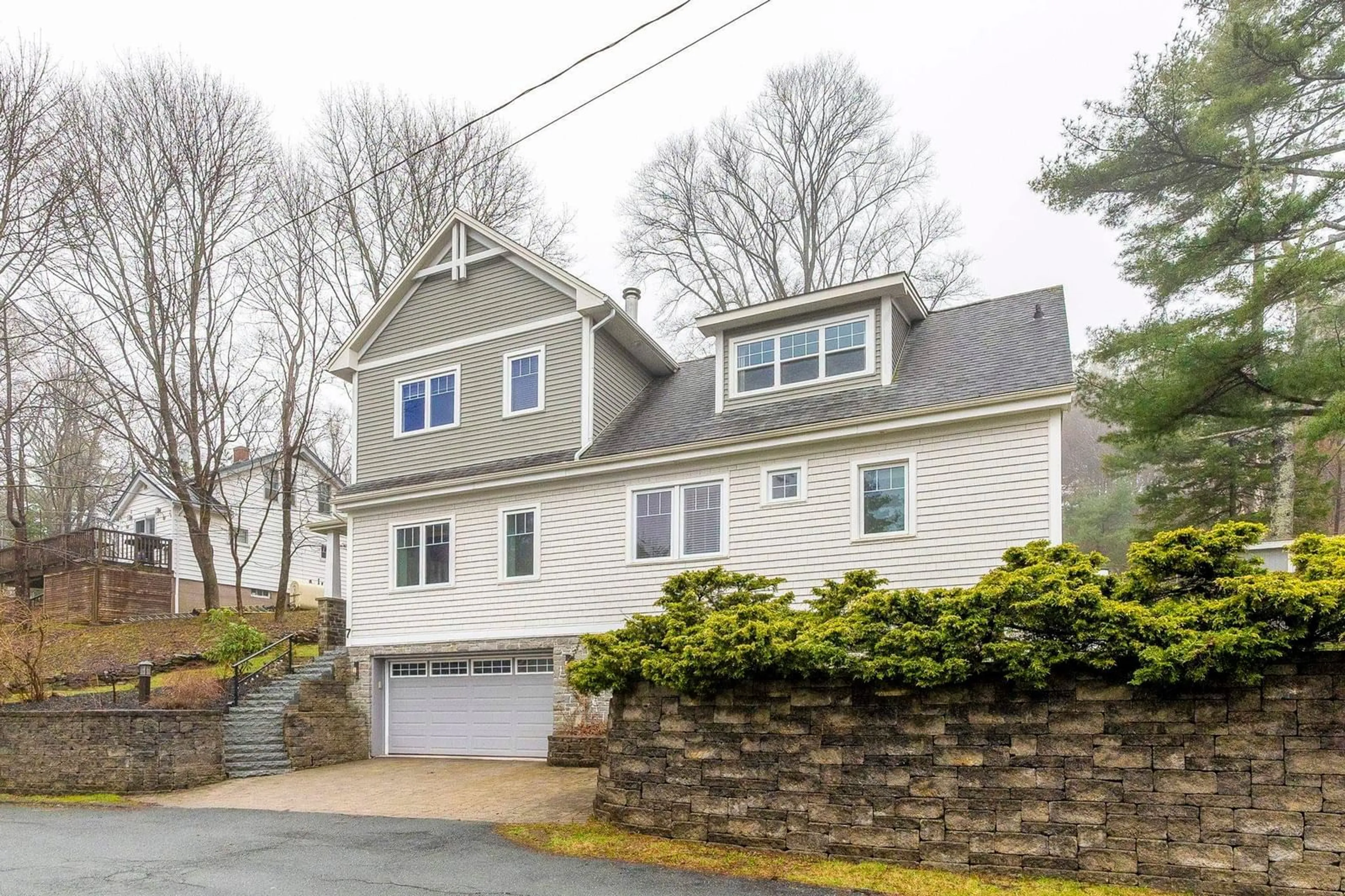 Home with vinyl exterior material, street for 7 Craigmore Dr, Halifax Nova Scotia B3N 1M3