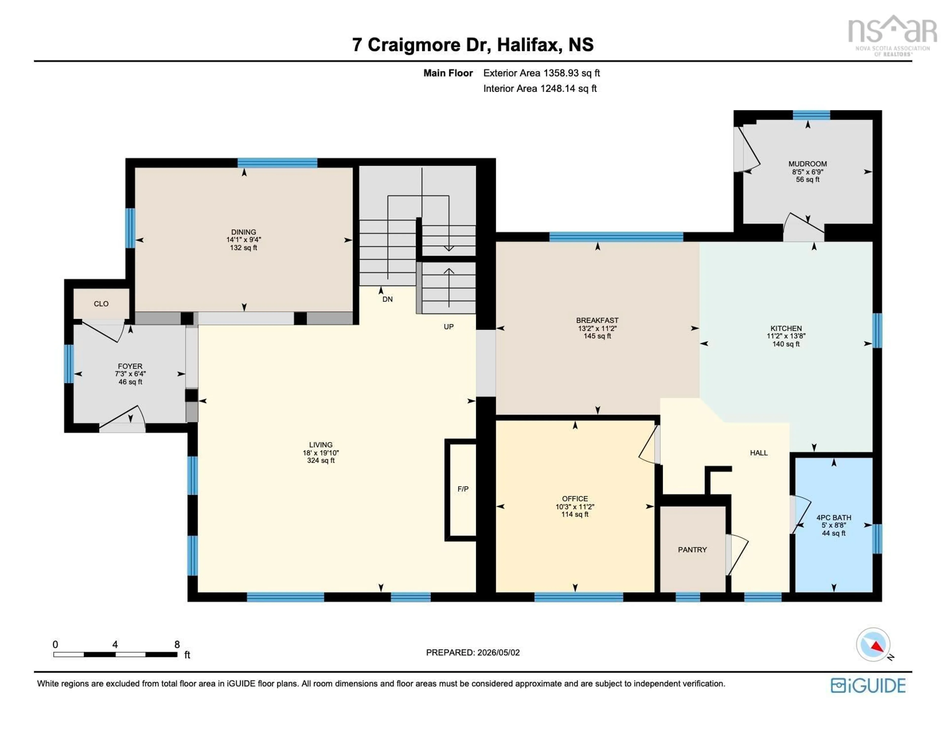 Floor plan for 7 Craigmore Dr, Halifax Nova Scotia B3N 1M3