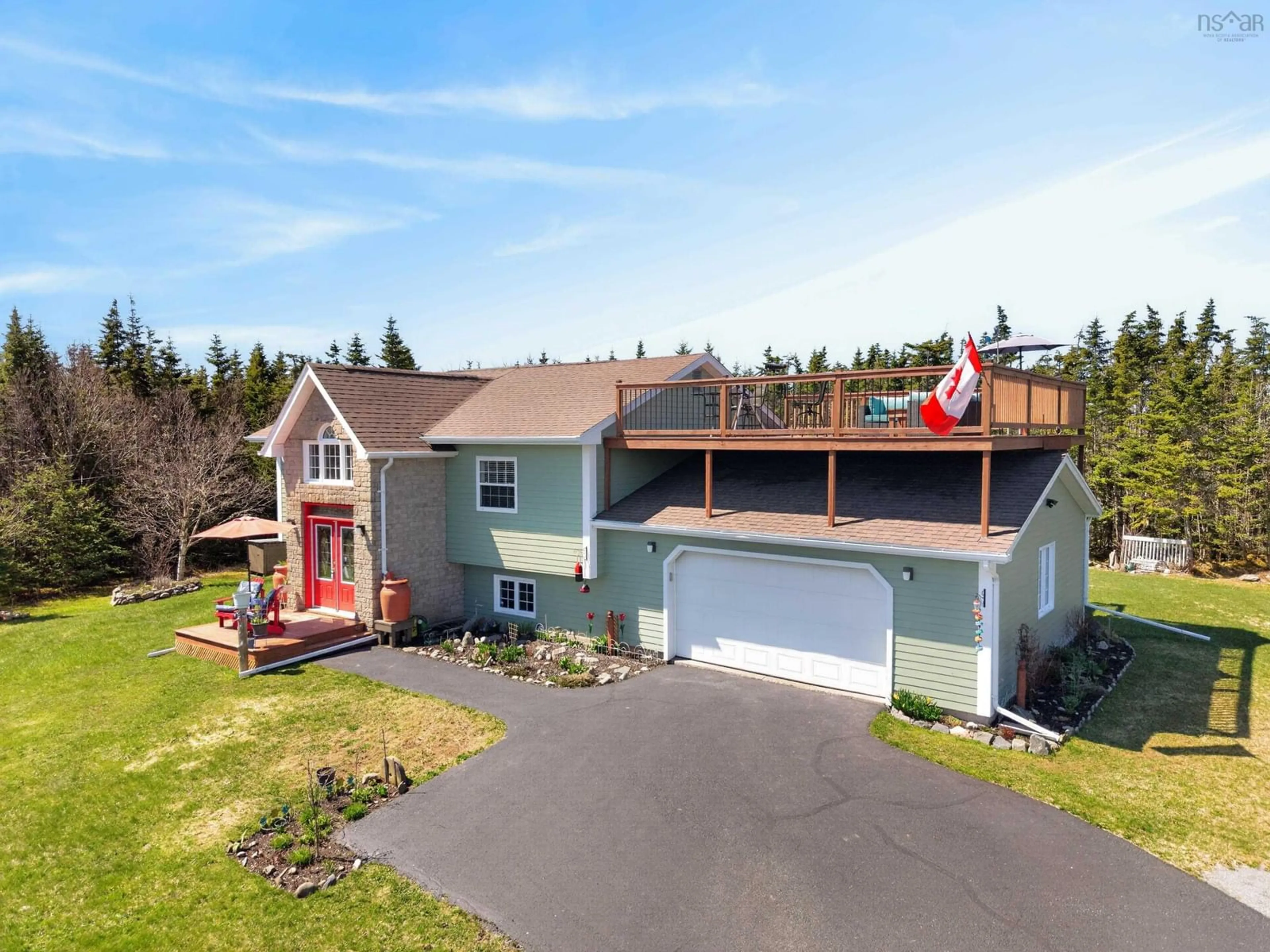 A pic from outside/outdoor area/front of a property/back of a property/a pic from drone, unknown for 136 Causeway Rd, Lawrencetown Nova Scotia B0J 2L0