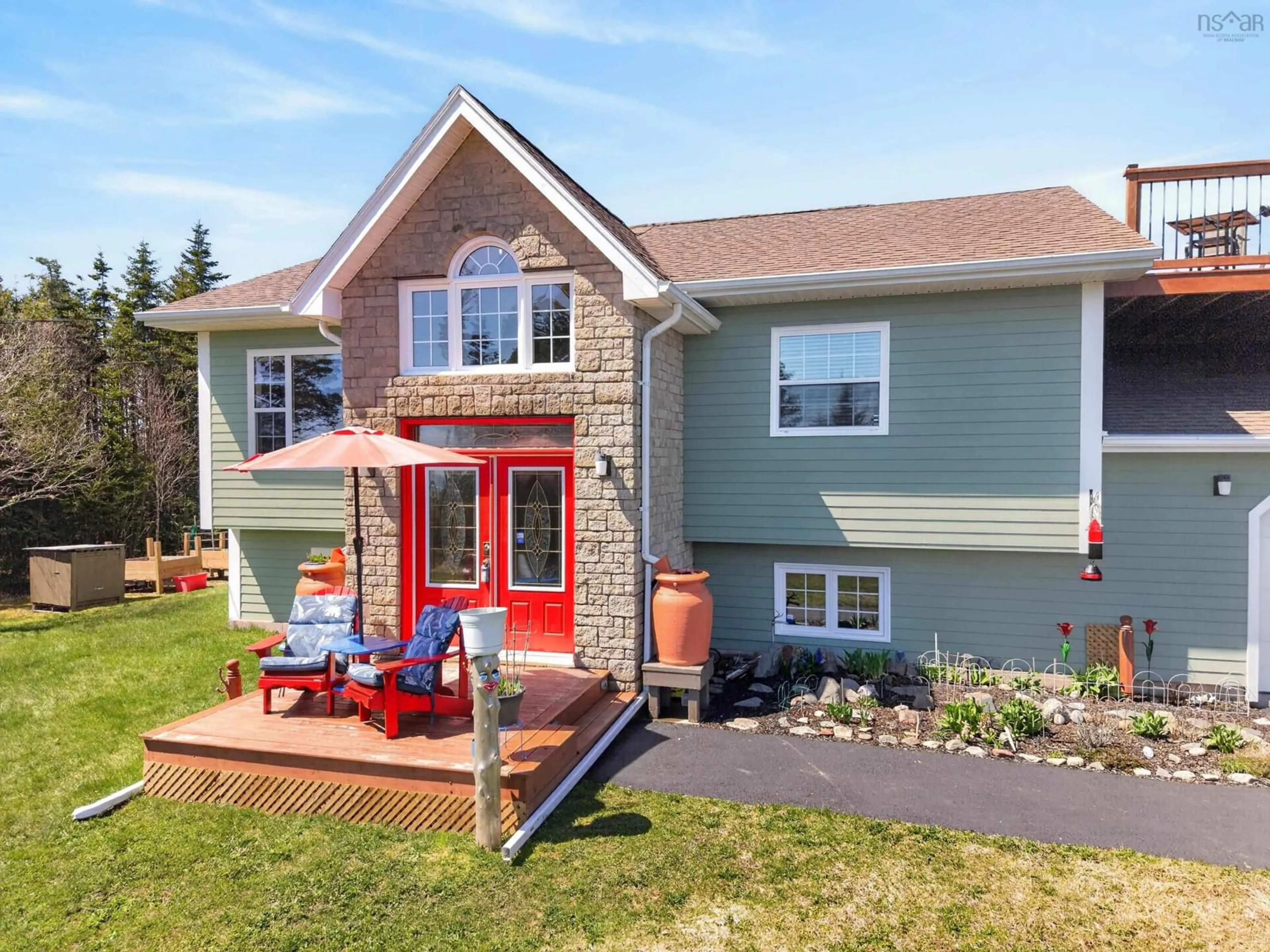 Home with vinyl exterior material, street for 136 Causeway Rd, Lawrencetown Nova Scotia B0J 2L0