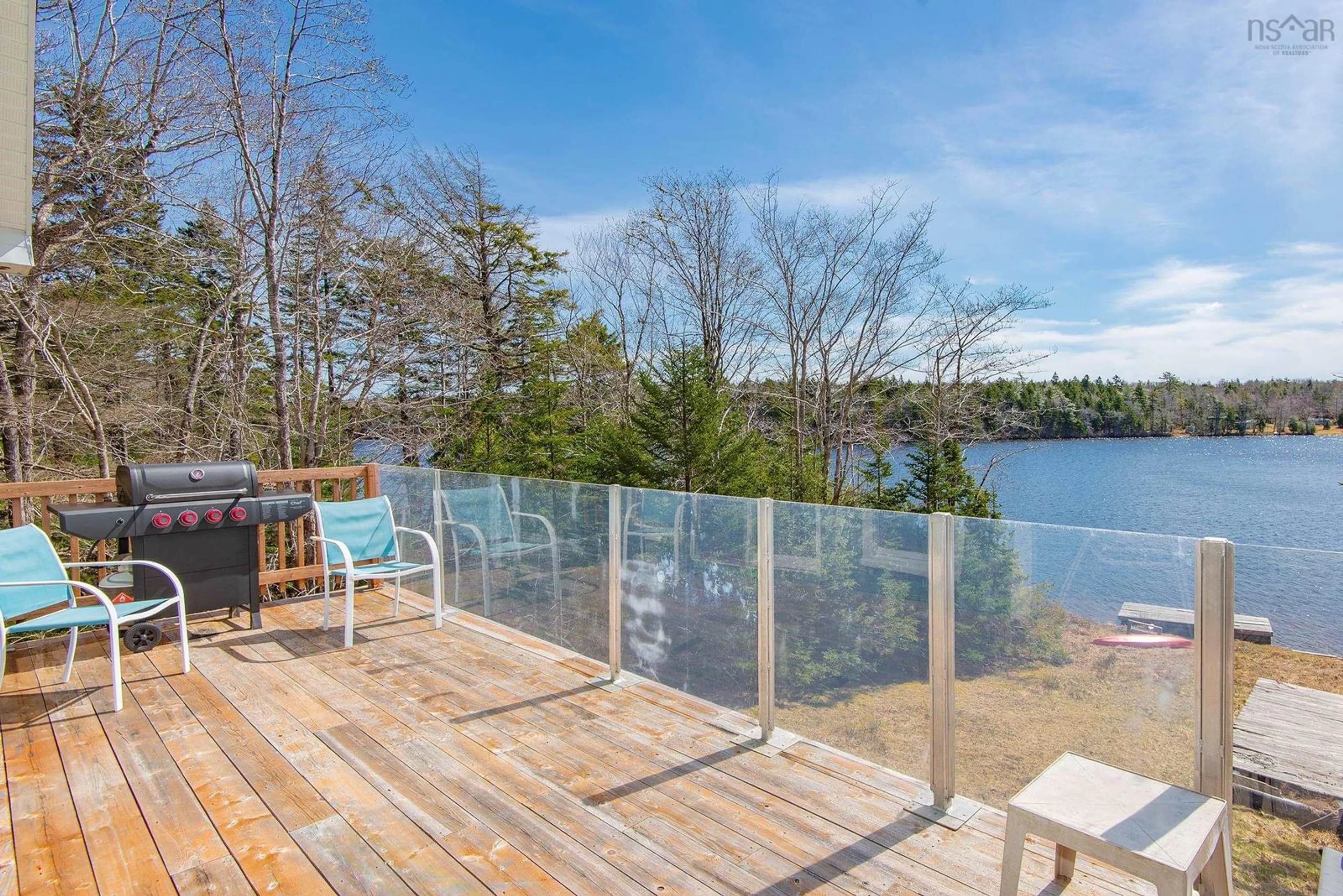 Patio, water/lake/river/ocean view for 164 North Wrights Lake Rd, Doucetteville Nova Scotia B0W 1H0