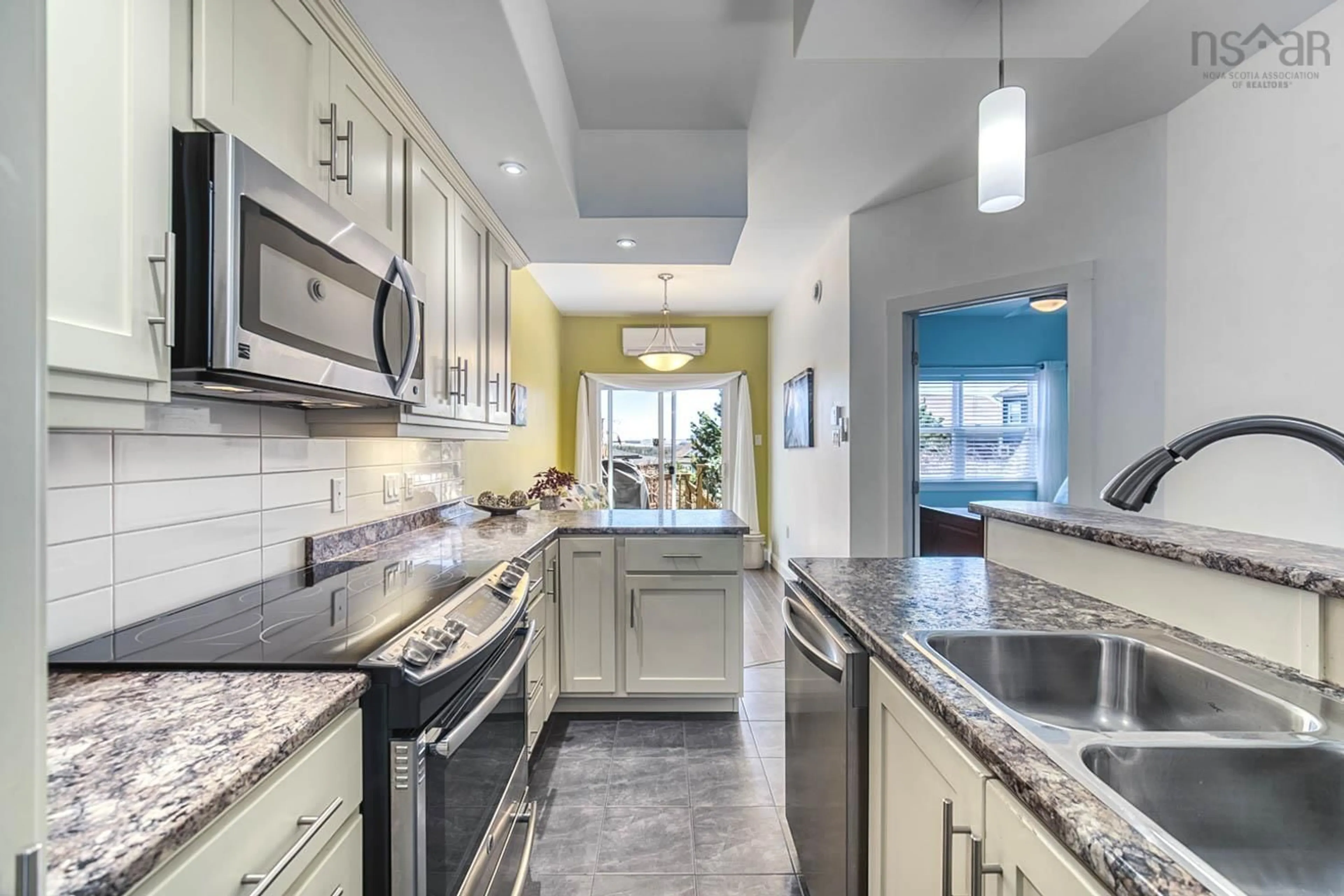 Open concept kitchen, ceramic/tile floor for 24 Cabernet Crt, Timberlea Nova Scotia B3T 0E4