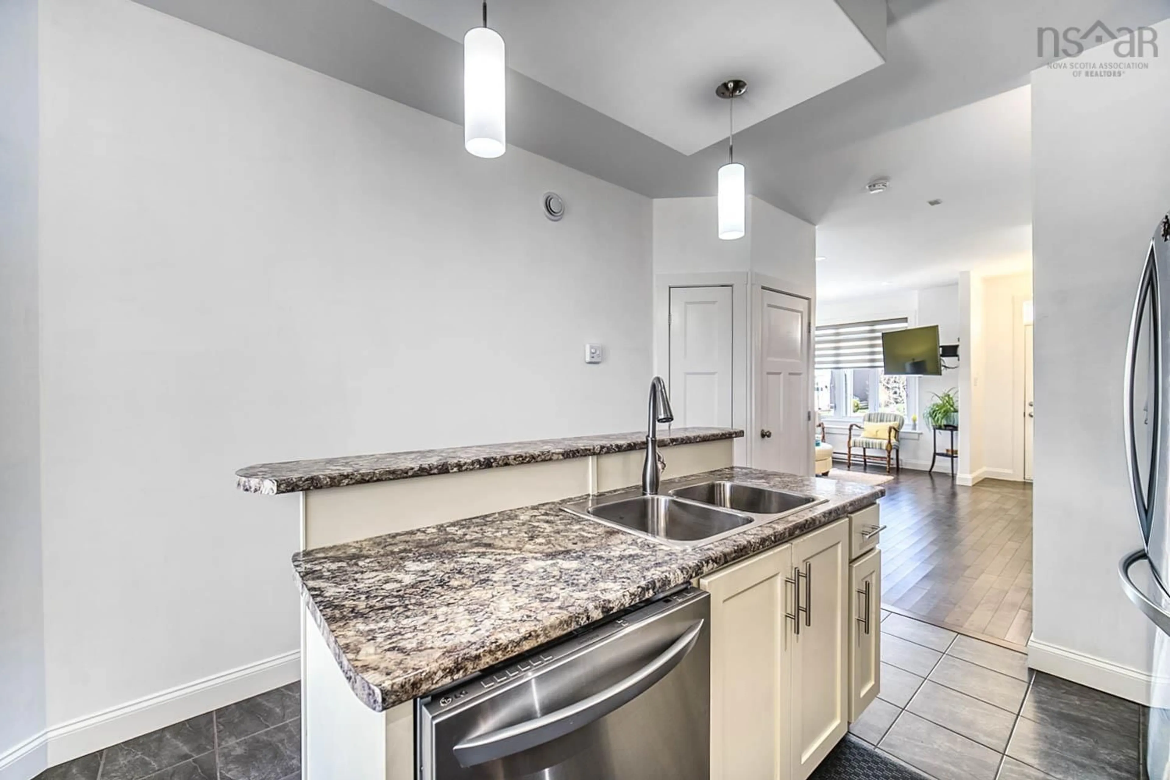 Open concept kitchen, ceramic/tile floor for 24 Cabernet Crt, Timberlea Nova Scotia B3T 0E4