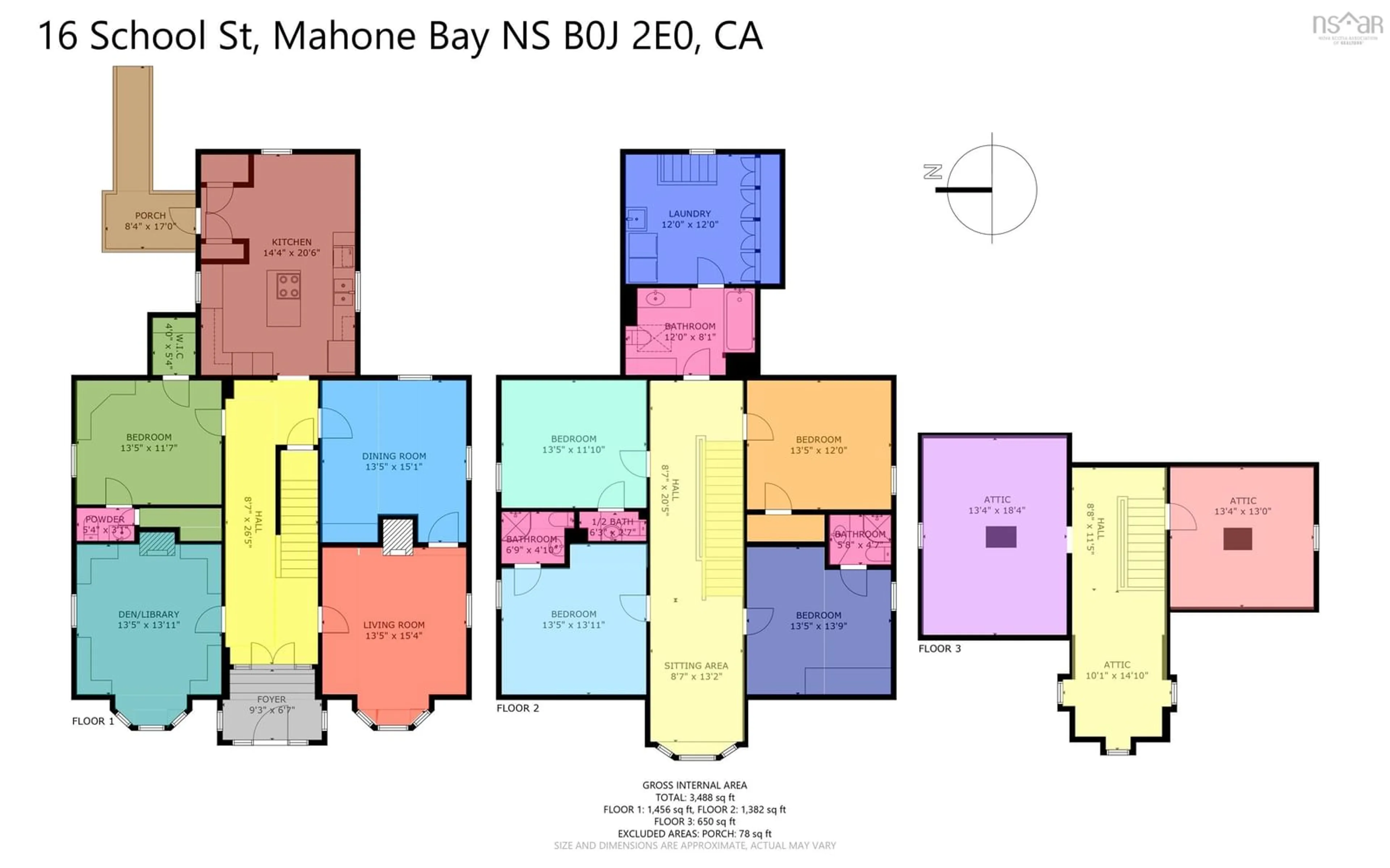 Floor plan for 40 Pleasant St, Mahone Bay Nova Scotia B0J 2E0