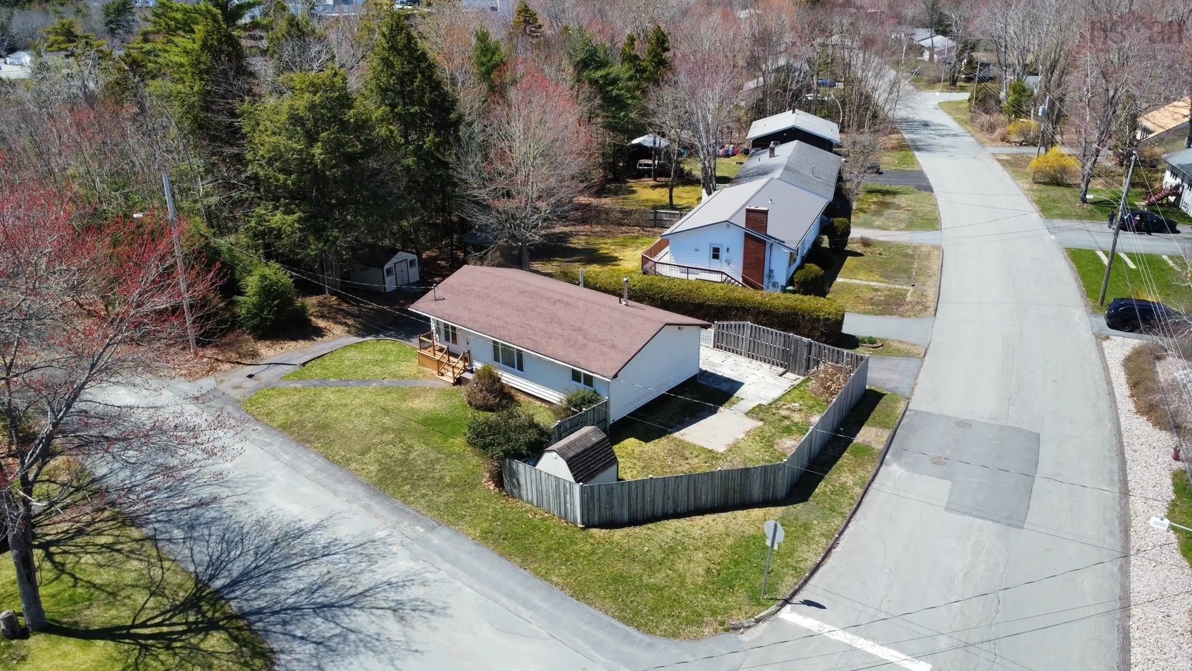 A pic from outside/outdoor area/front of a property/back of a property/a pic from drone, mountain view for 293 Kydd St, Bridgewater Nova Scotia B4V 3H2