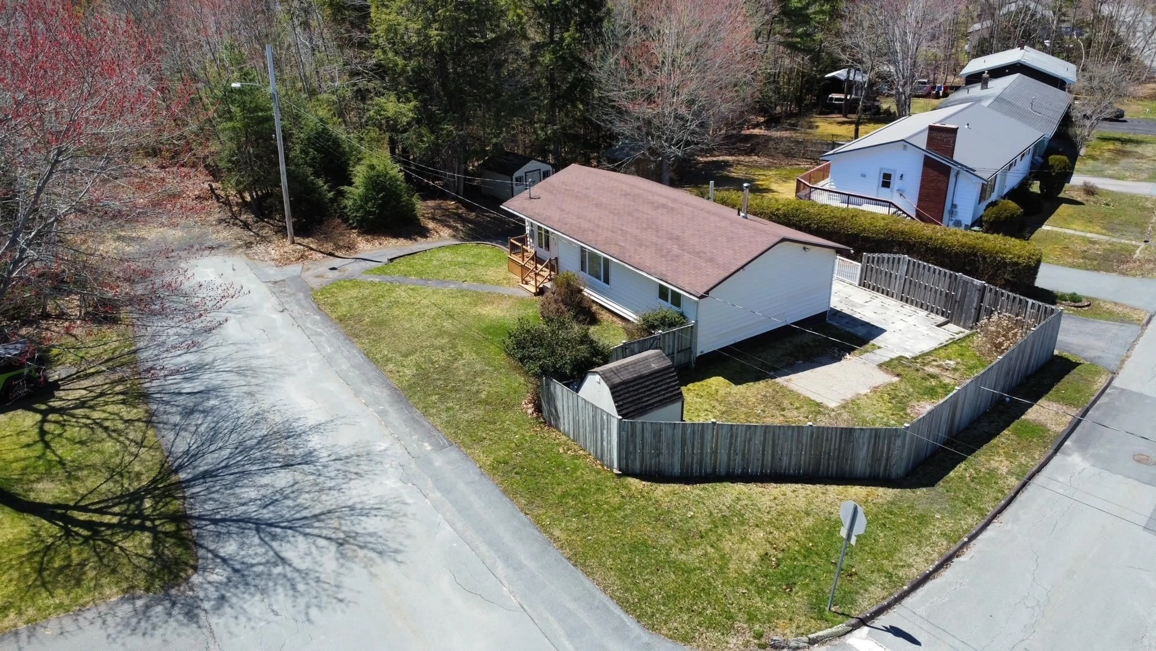A pic from outside/outdoor area/front of a property/back of a property/a pic from drone, street for 293 Kydd St, Bridgewater Nova Scotia B4V 3H2