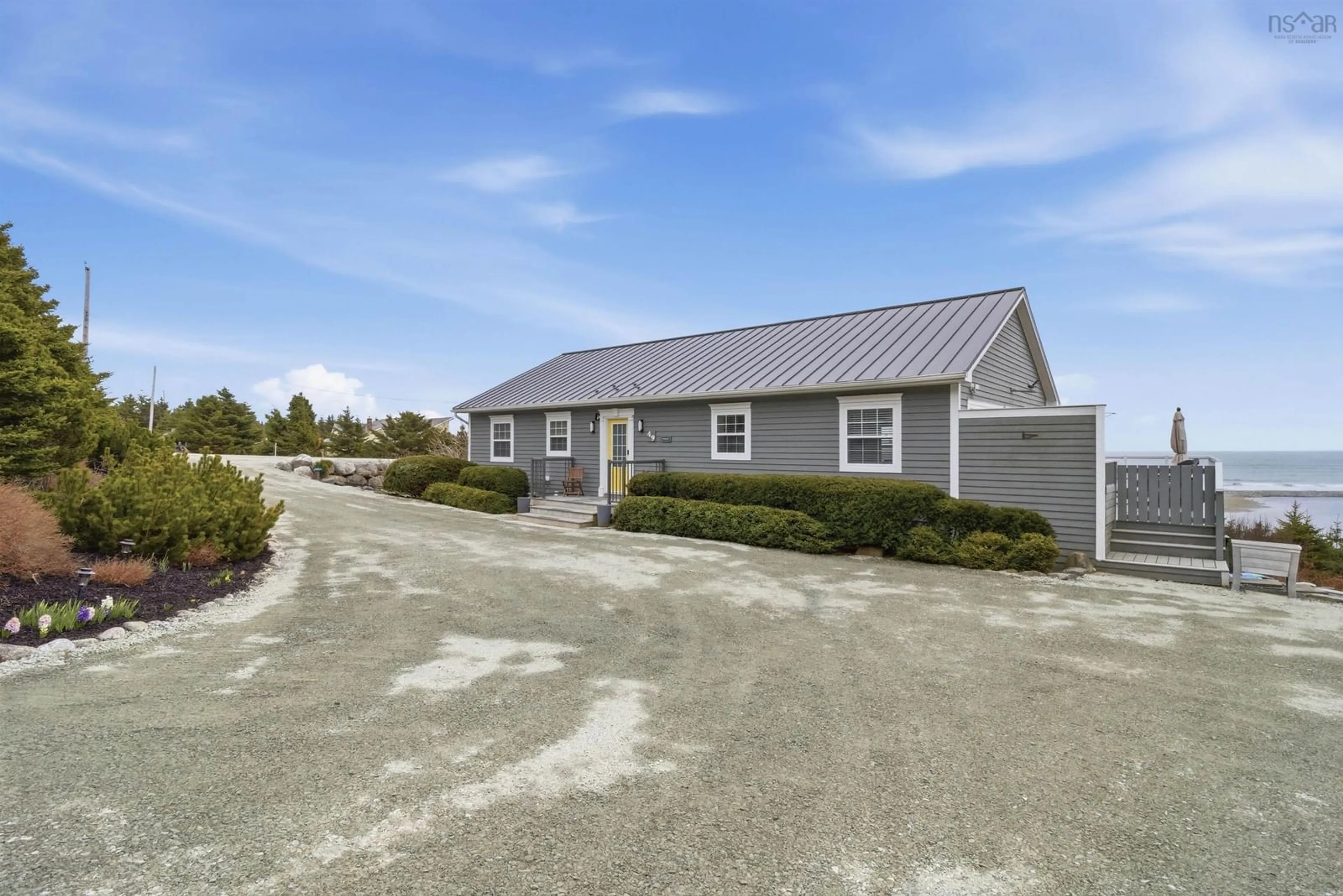 A pic from outside/outdoor area/front of a property/back of a property/a pic from drone, street for 49 Kaakwogook Way, Clam Bay Nova Scotia B0J 2L0