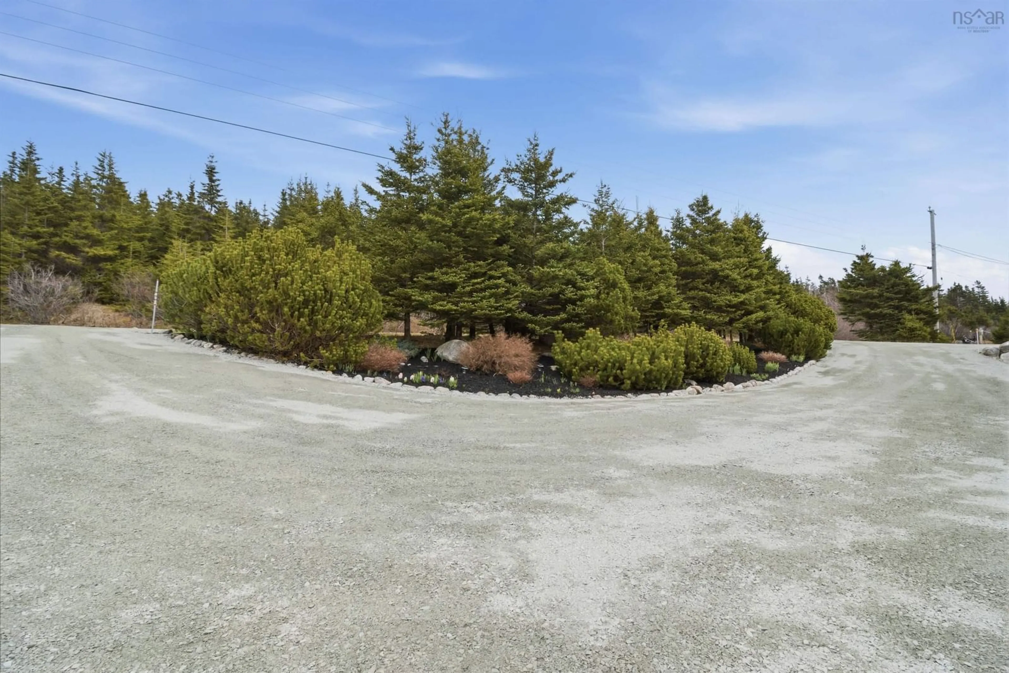 A pic from outside/outdoor area/front of a property/back of a property/a pic from drone, forest/trees view for 49 Kaakwogook Way, Clam Bay Nova Scotia B0J 2L0