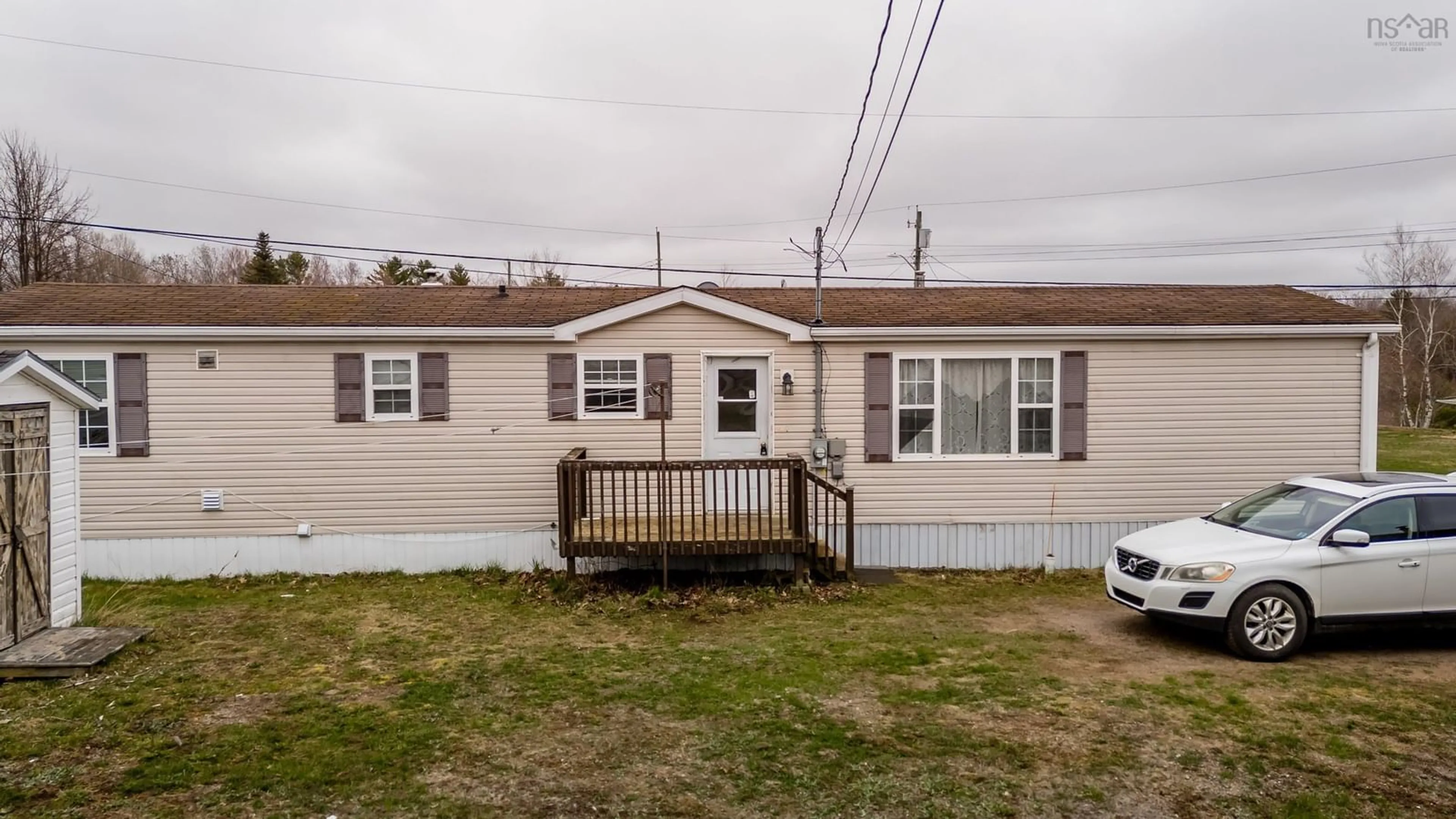 Home with vinyl exterior material, street for 44 Douglas Ave, Berwick Nova Scotia B0P 1E0