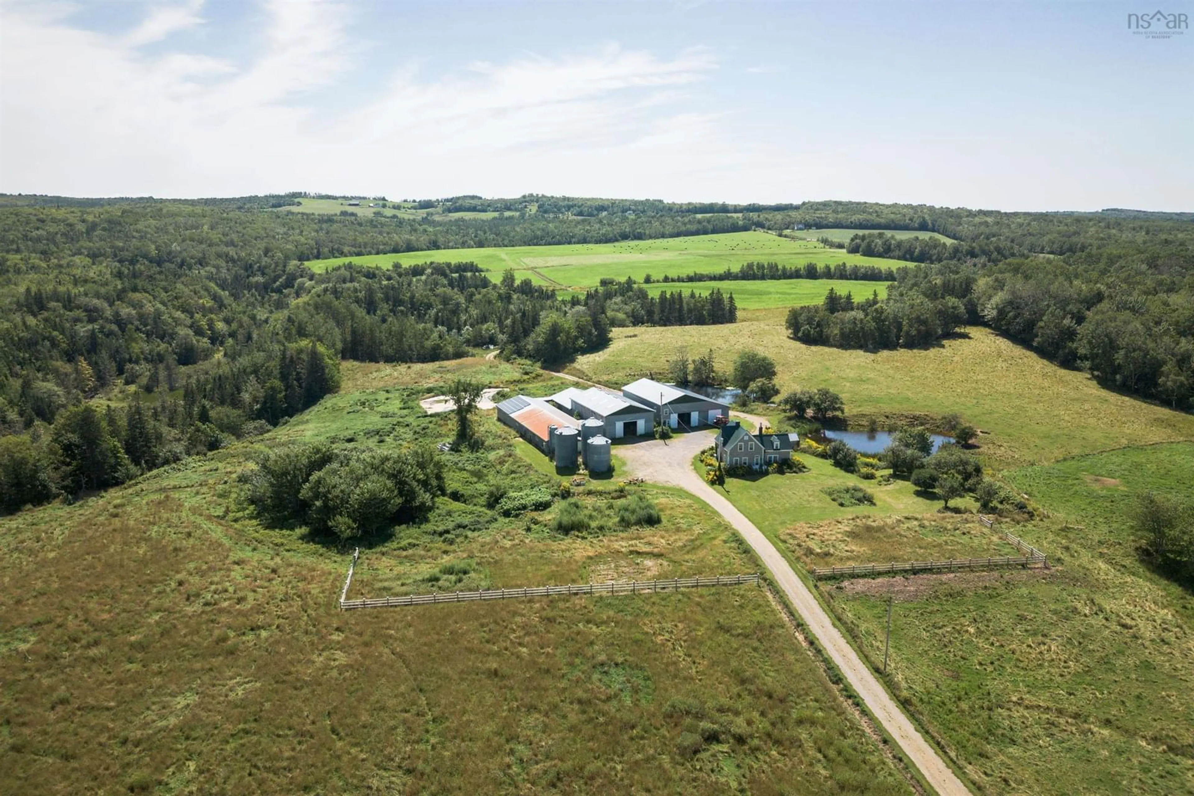 A pic from outside/outdoor area/front of a property/back of a property/a pic from drone, building for 166 Rankinville Rd, Mabou Nova Scotia B0E 1X0