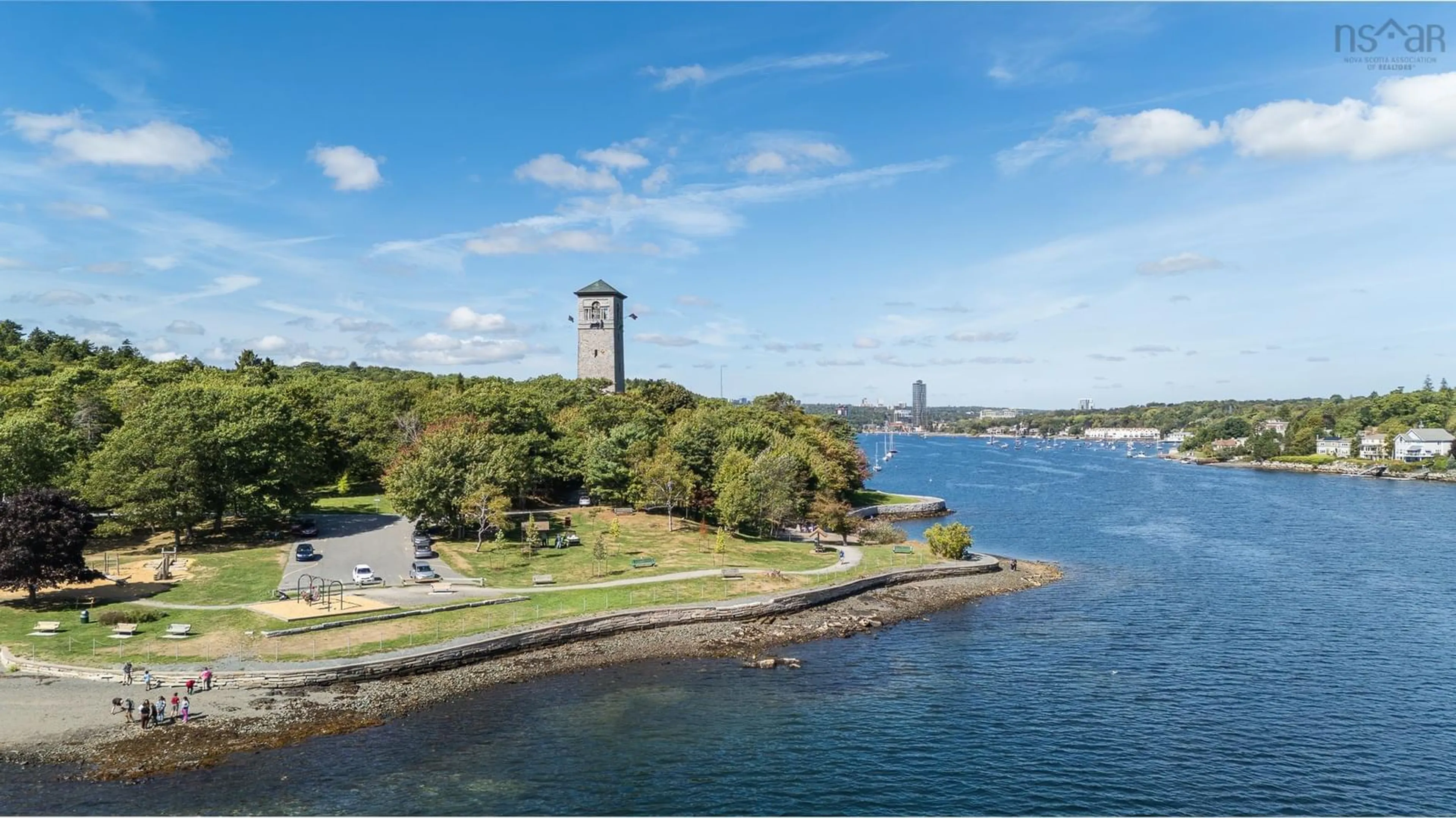 A pic from outside/outdoor area/front of a property/back of a property/a pic from drone, water/lake/river/ocean view for 80 Spinnaker Dr #203, Halifax Nova Scotia B3N 3B5