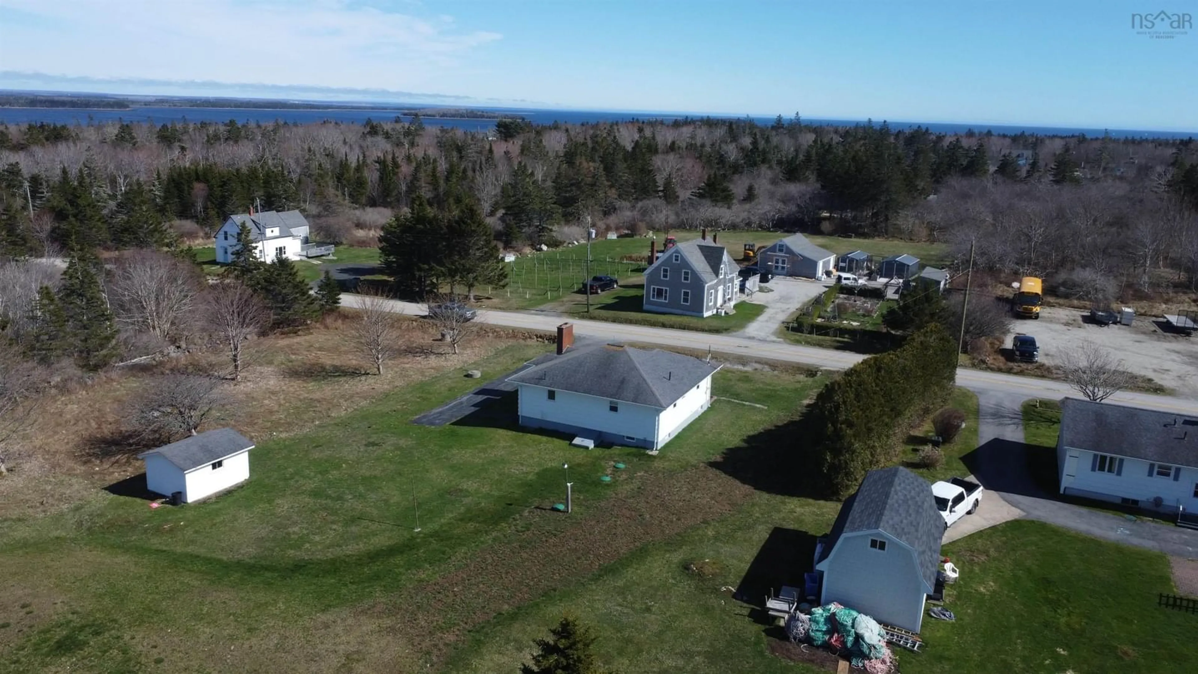 A pic from outside/outdoor area/front of a property/back of a property/a pic from drone, unknown for 51 Surette Rd, Wedgeport Nova Scotia B0W 3P0