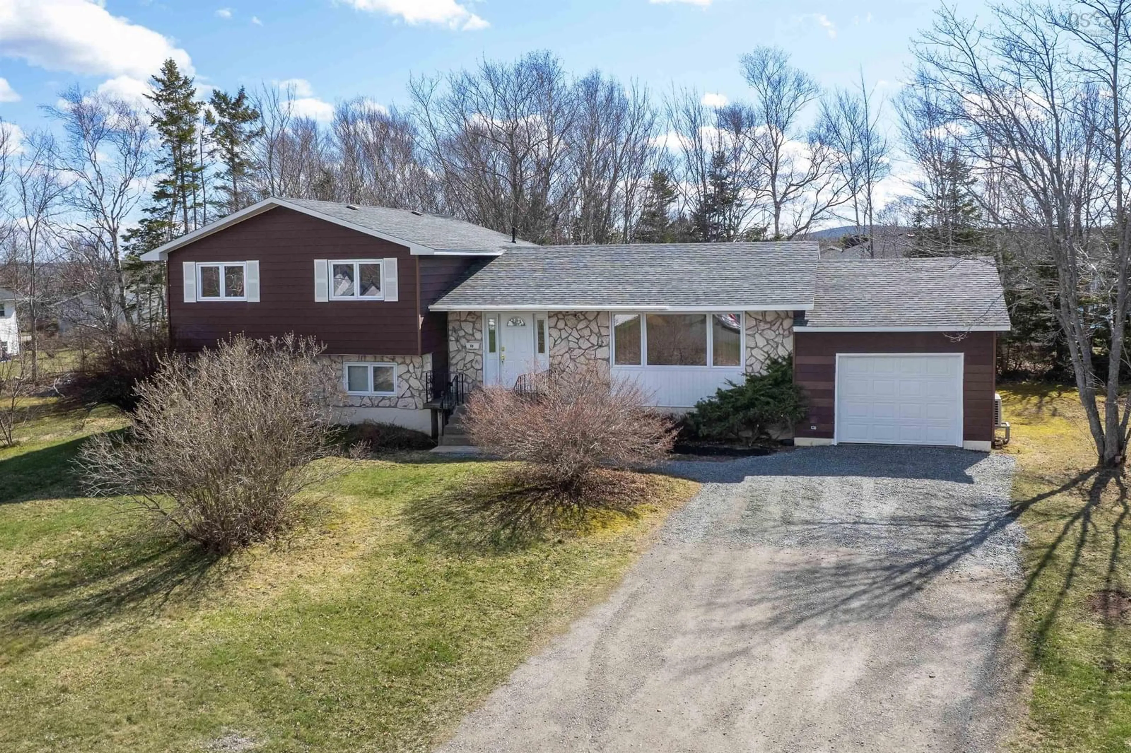 A pic from outside/outdoor area/front of a property/back of a property/a pic from drone, street for 69 Daley Dr, Coxheath Nova Scotia B1R 2C6