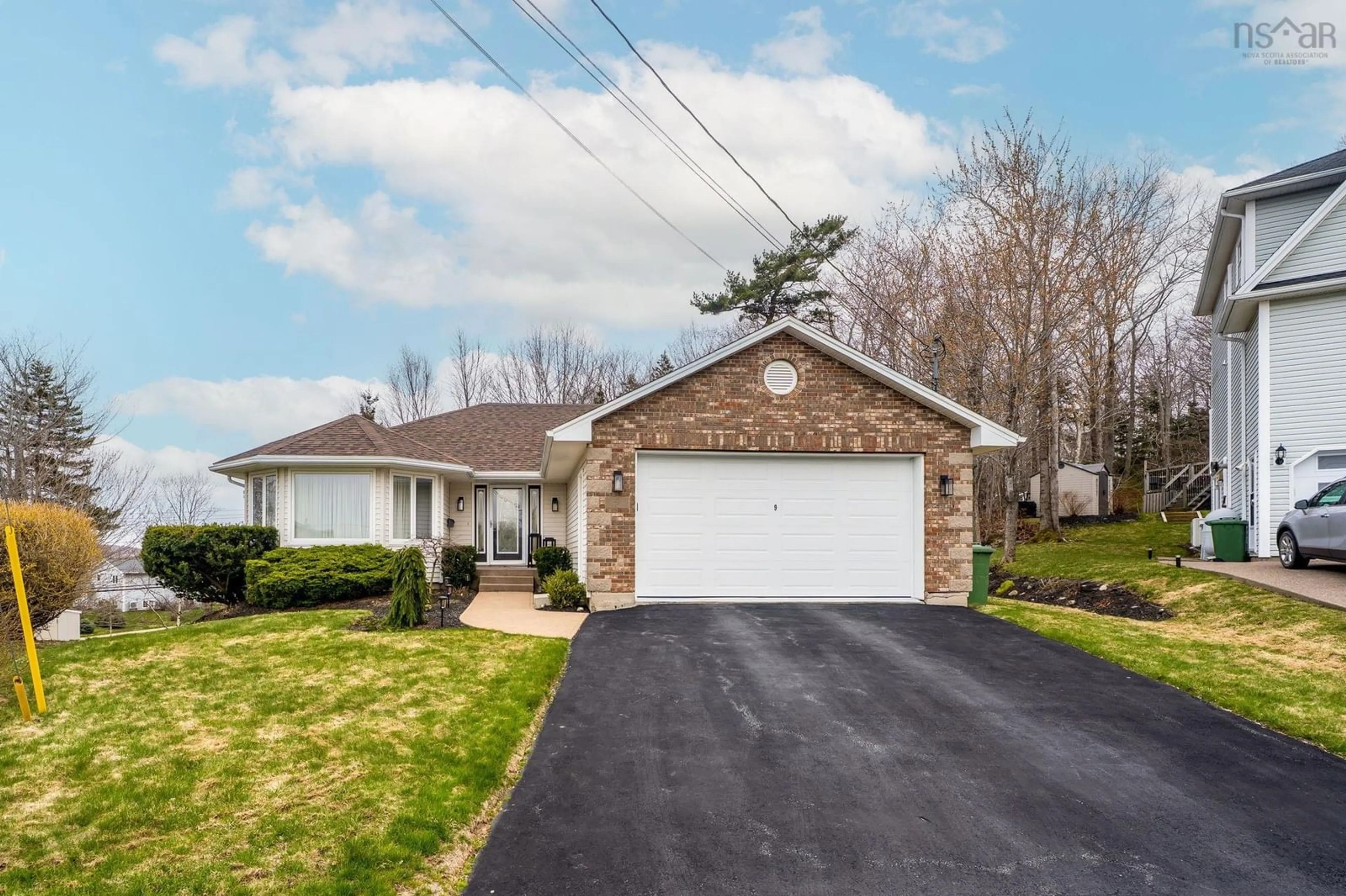 Home with brick exterior material, street for 9 Rosewood Crt, Dartmouth Nova Scotia B2W 6K3